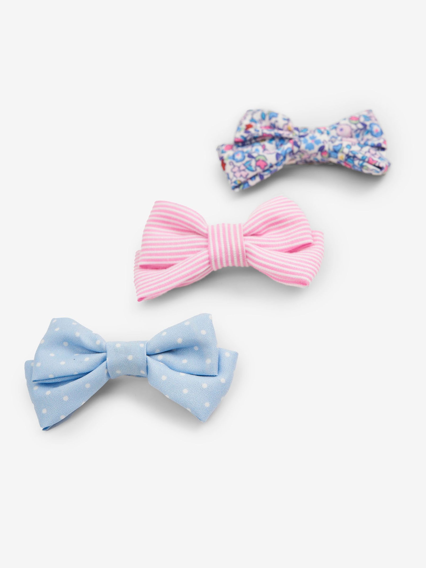 Pink 3-Pack Bow Clips - Image 2 of 4