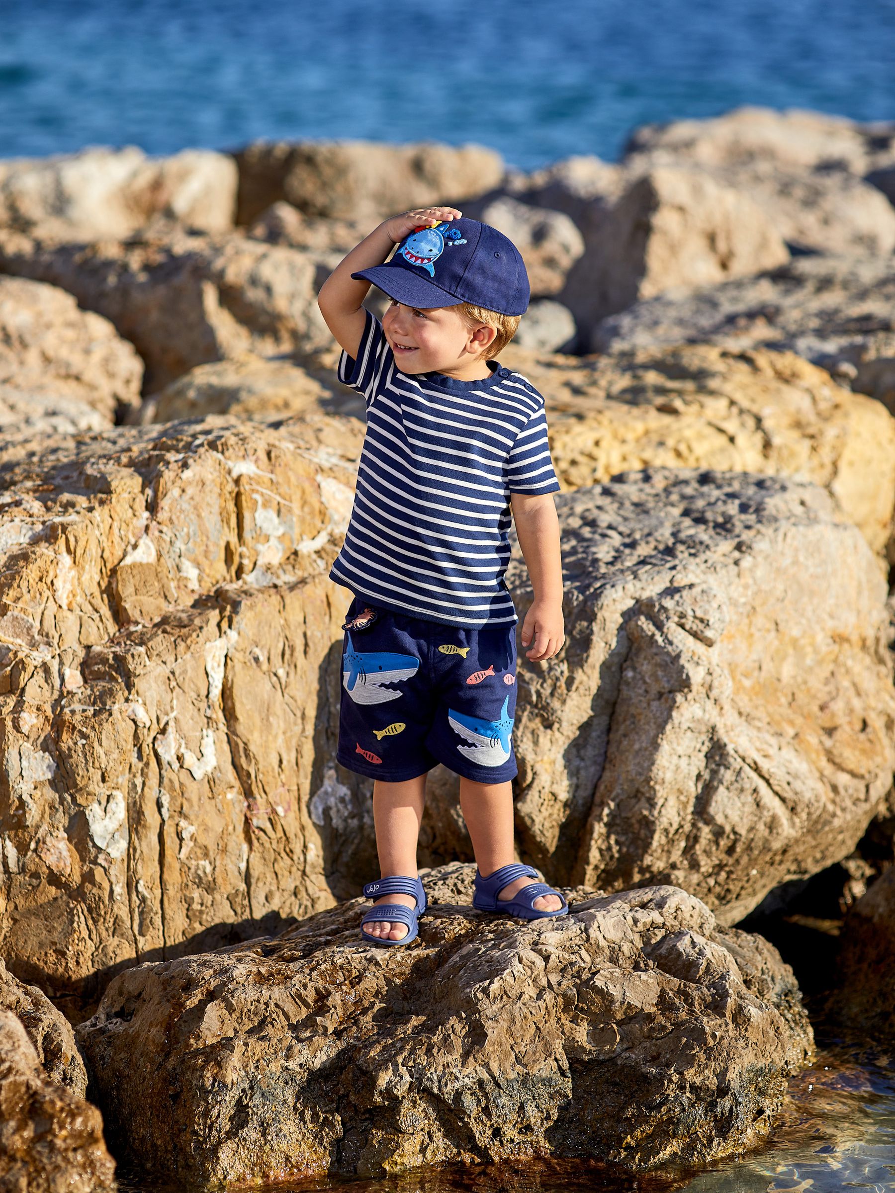 Navy Summer Sandals - Image 3 of 5