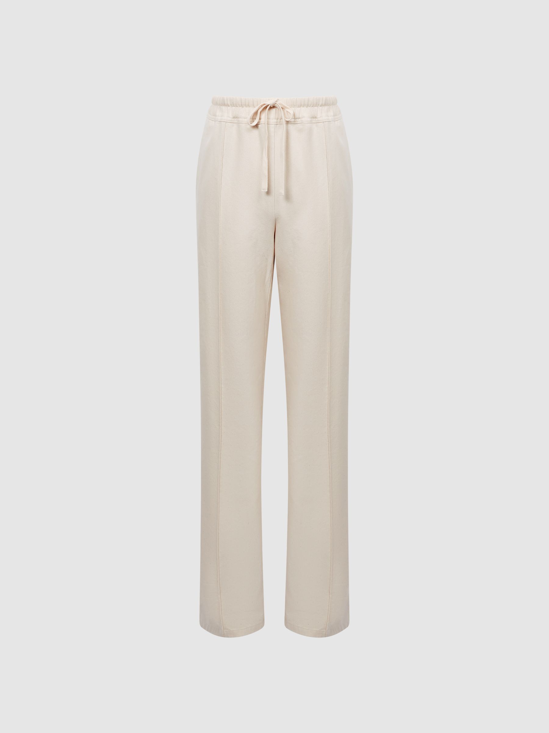 Wide Leg Trousers in Cream - Image 2 of 6