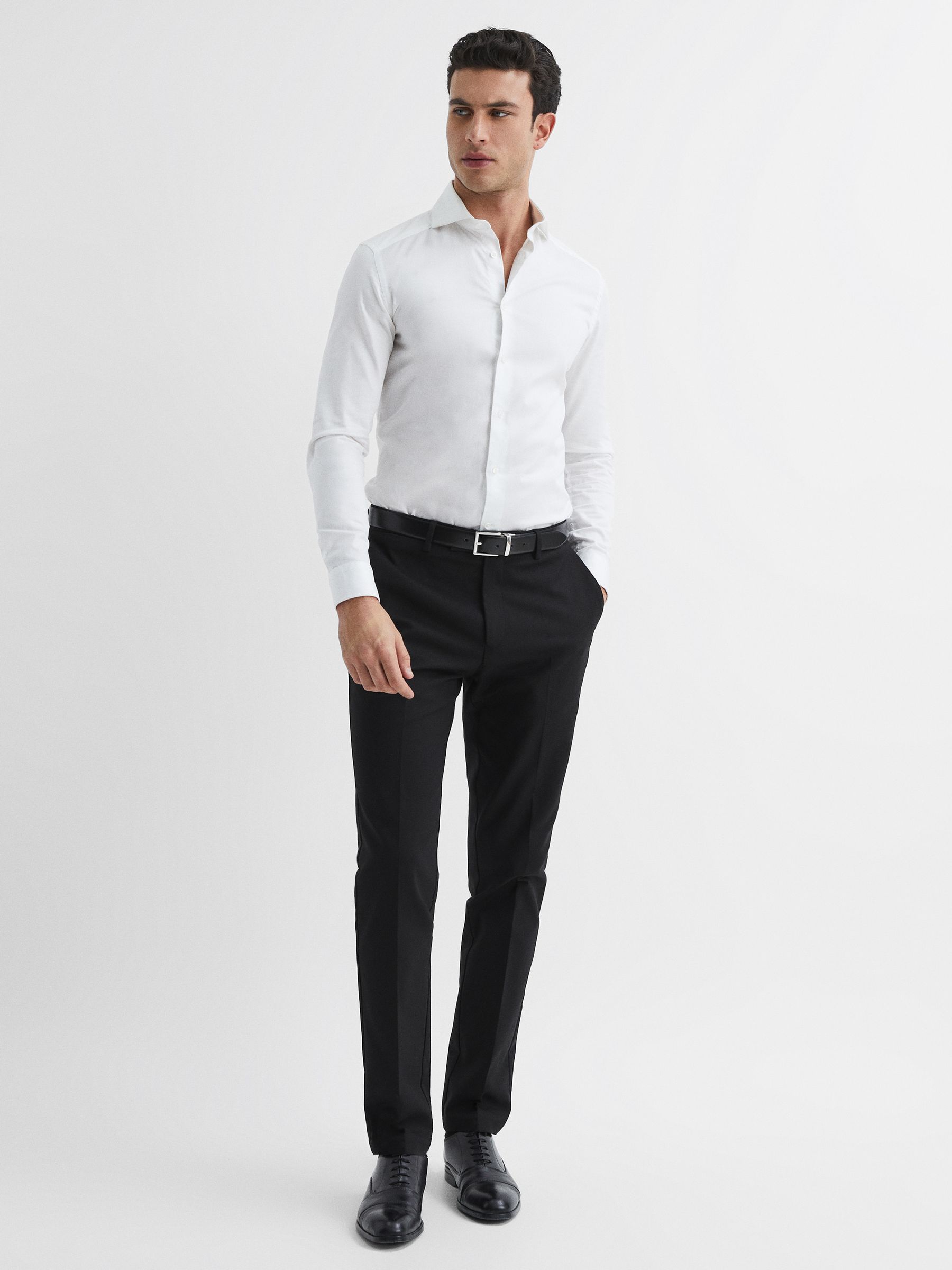 Slim Fit Chinos in Black - Image 3 of 5