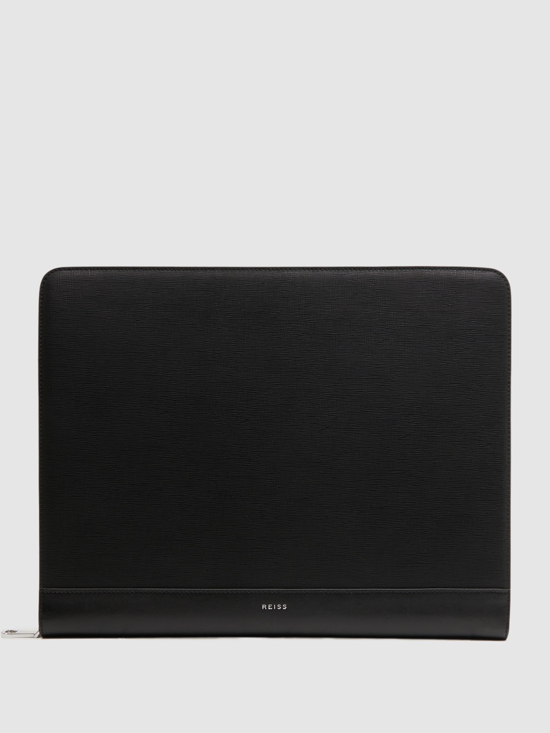 Saffiano Leather Folio in Black - Image 1 of 5