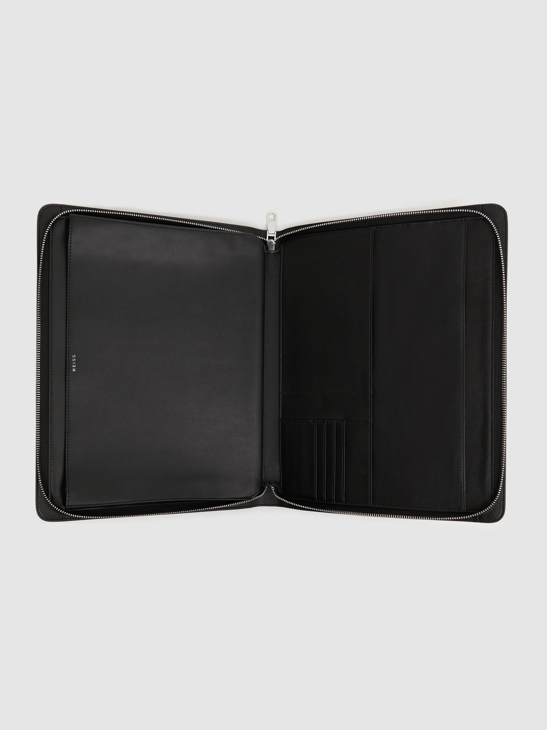 Saffiano Leather Folio in Black - Image 3 of 5