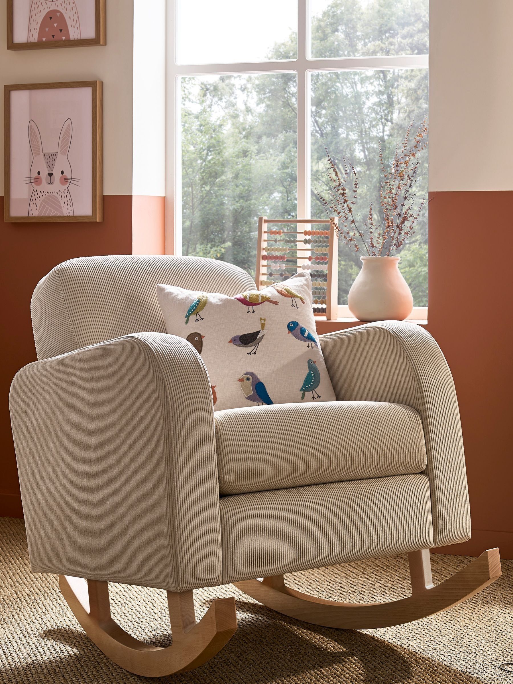 Cuddleco Cream Etta Nursing Rocking Chair - Image 1 of 5