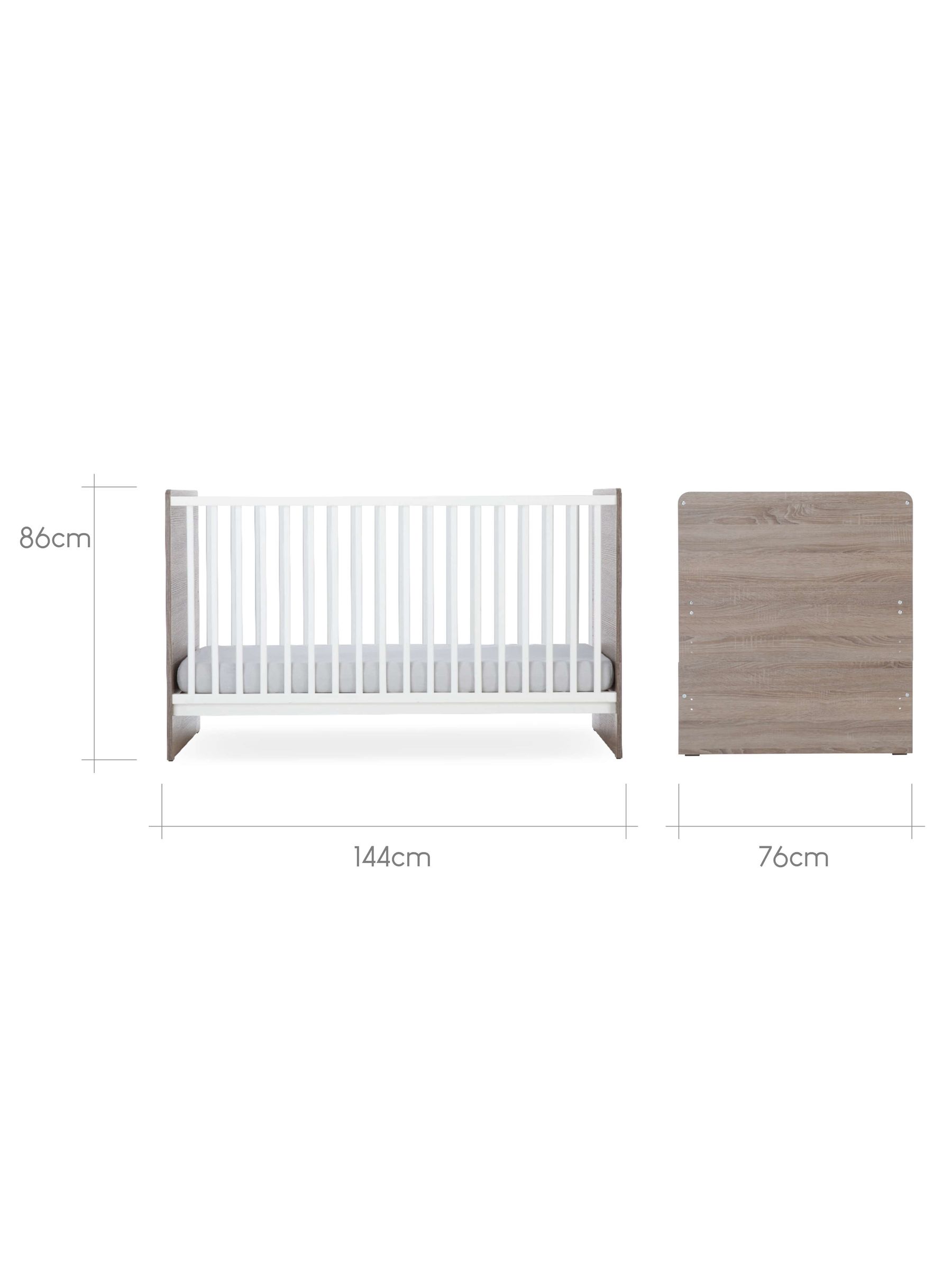 Cuddleco White Enzo Cot Bed - Image 6 of 6