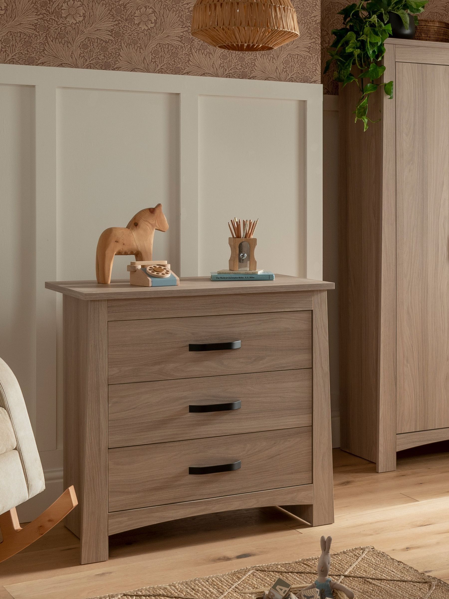 Cuddleco White Isla Dresser Changer in Ash - Image 2 of 5