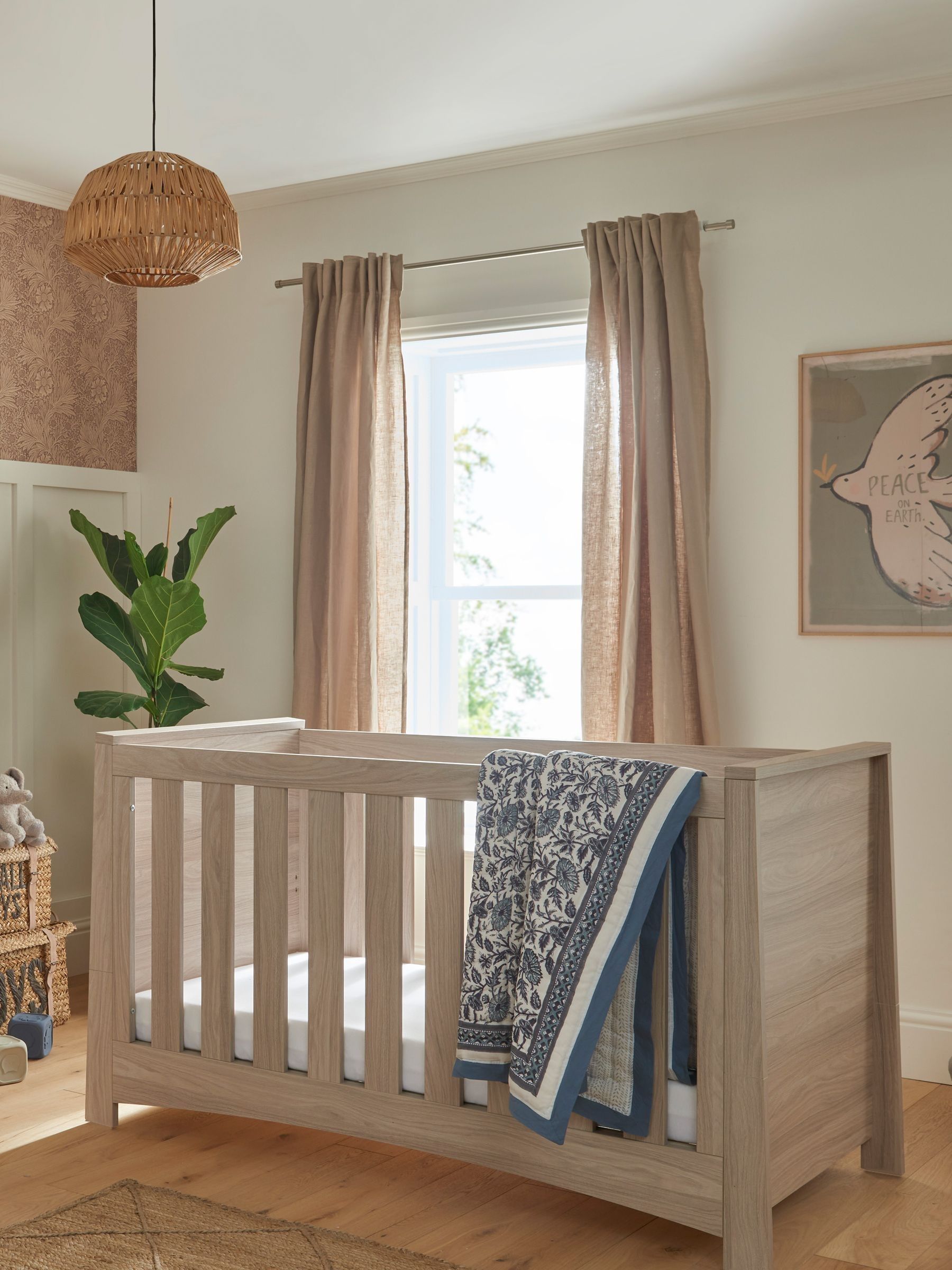 Cuddleco Ash Isla Cot Bed - Image 1 of 6