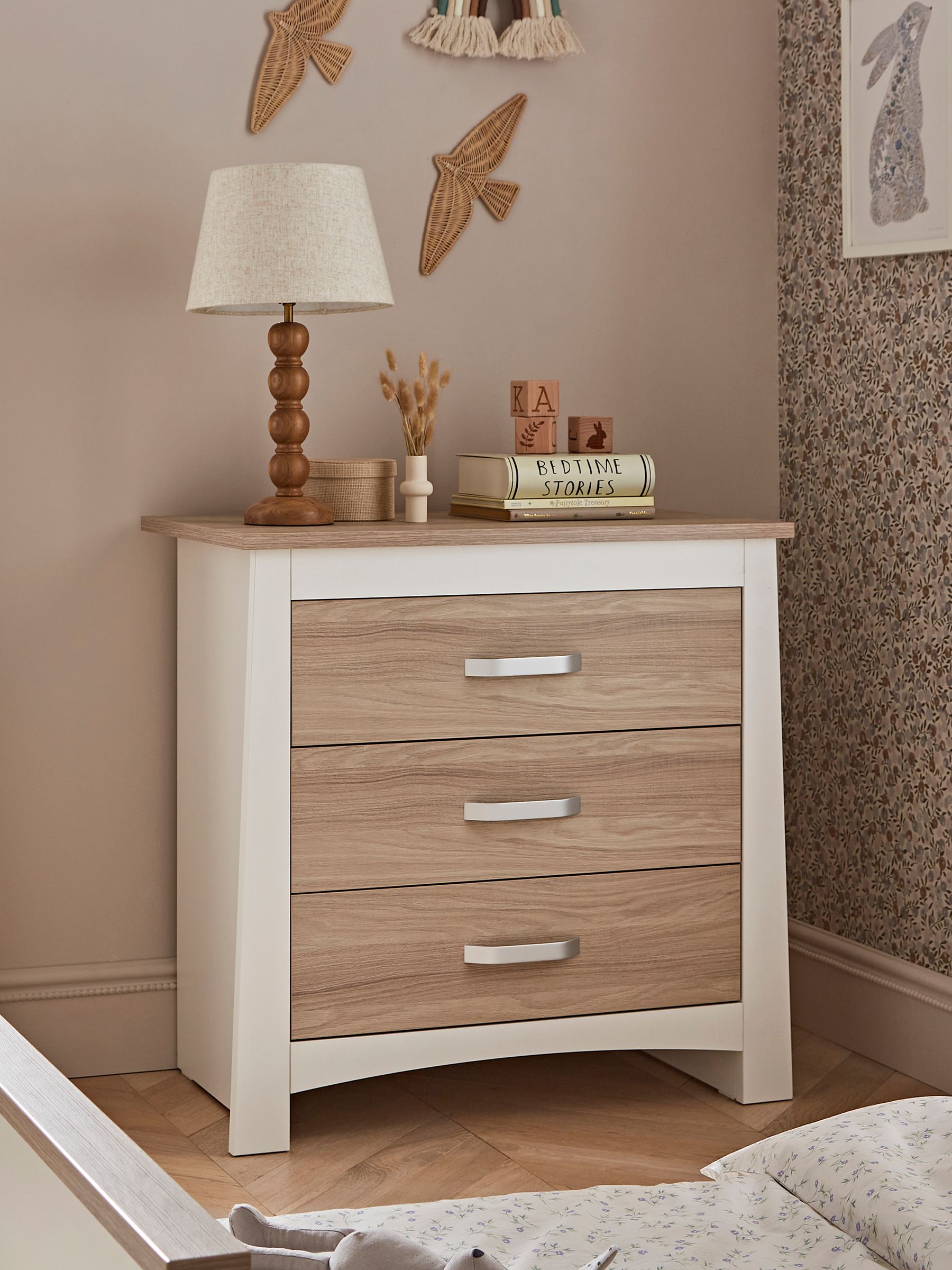 Cuddleco White Ada Dresser Changer in White and Ash - Image 3 of 5