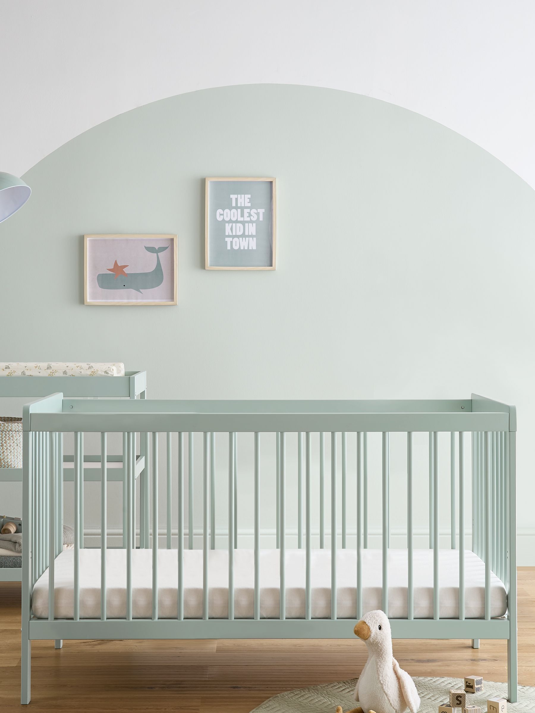 Cuddleco Green Nola Cot Bed - Image 3 of 6
