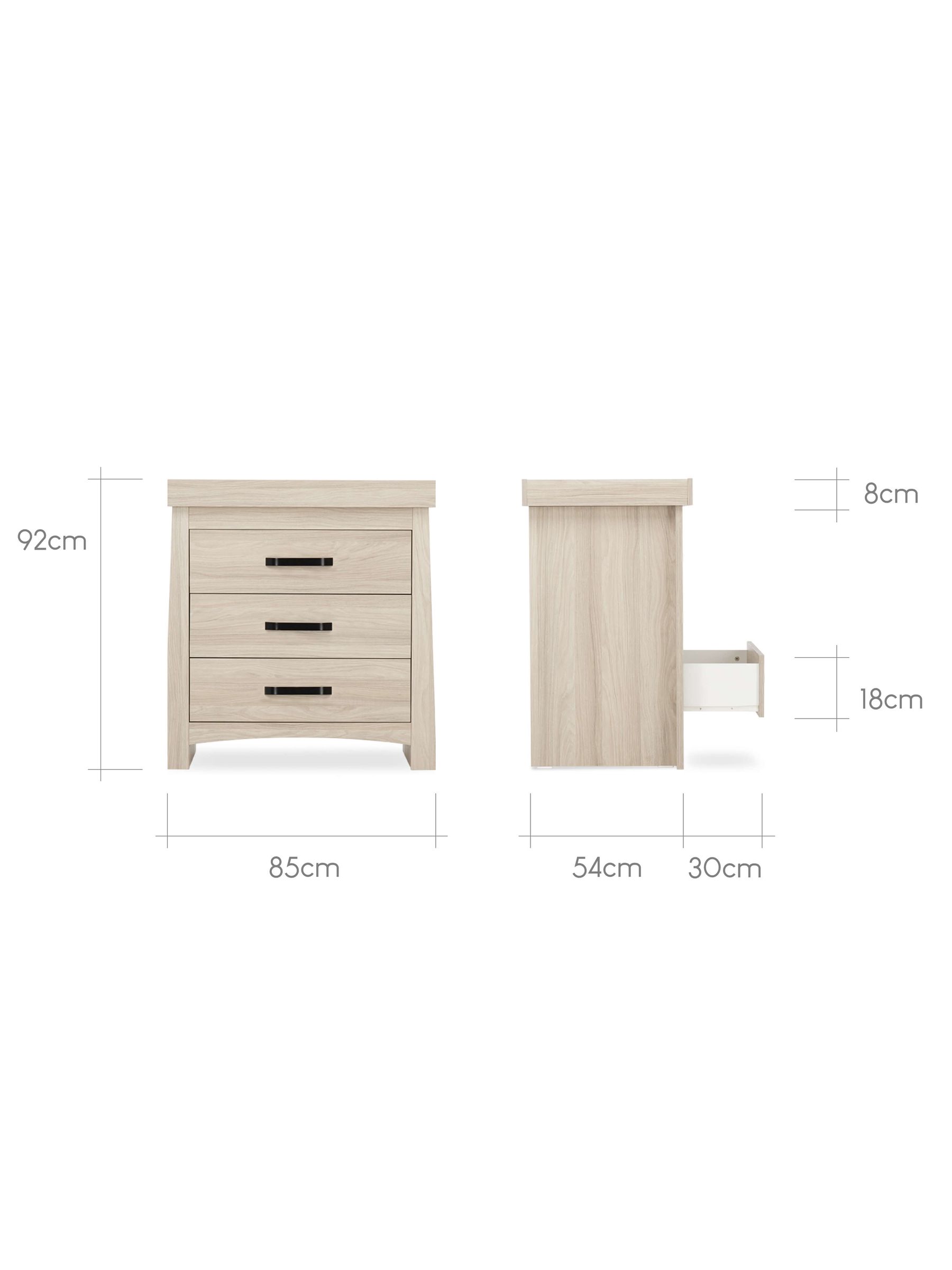 Cuddleco Ash Isla 2 Piece Nursery Furniture Set - Image 7 of 7