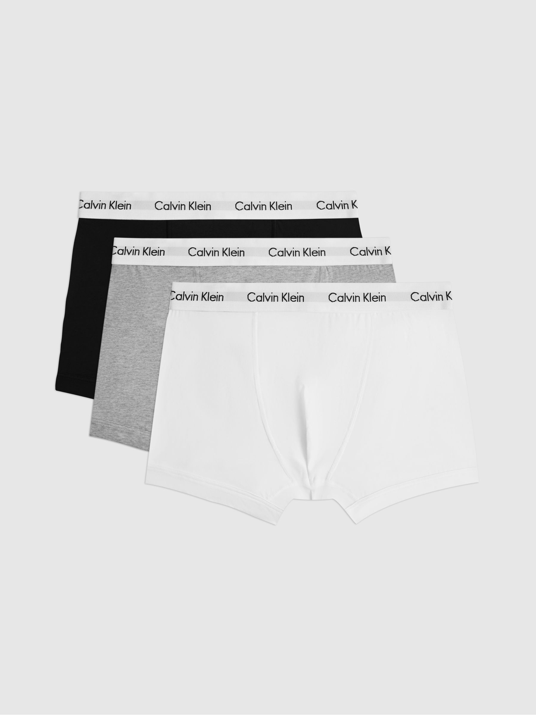 Calvin Klein Underwear Trunks 3 Pack in Multi - Image 1 of 8