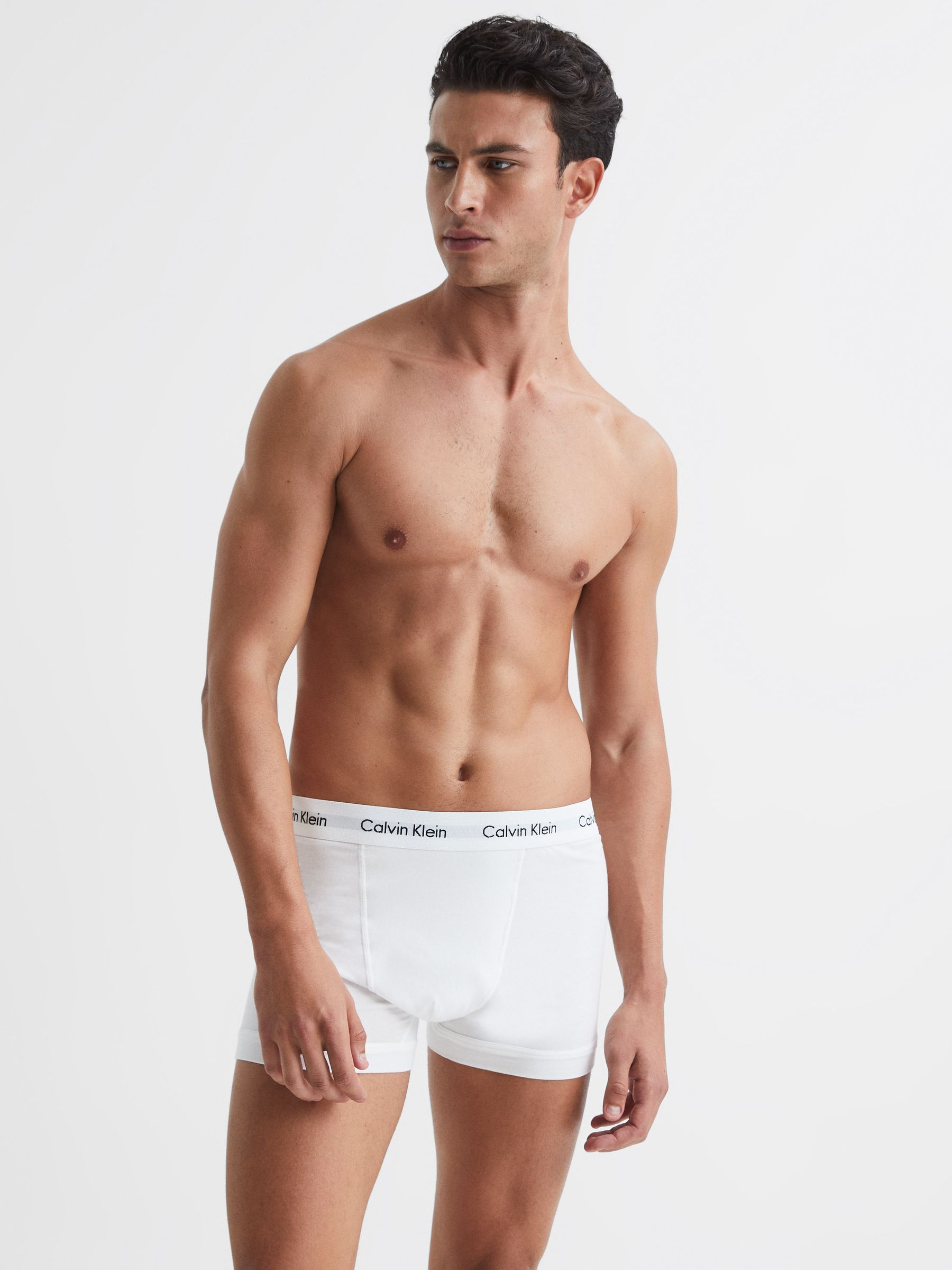 Calvin Klein Underwear Trunks 3 Pack in Multi - Image 2 of 8