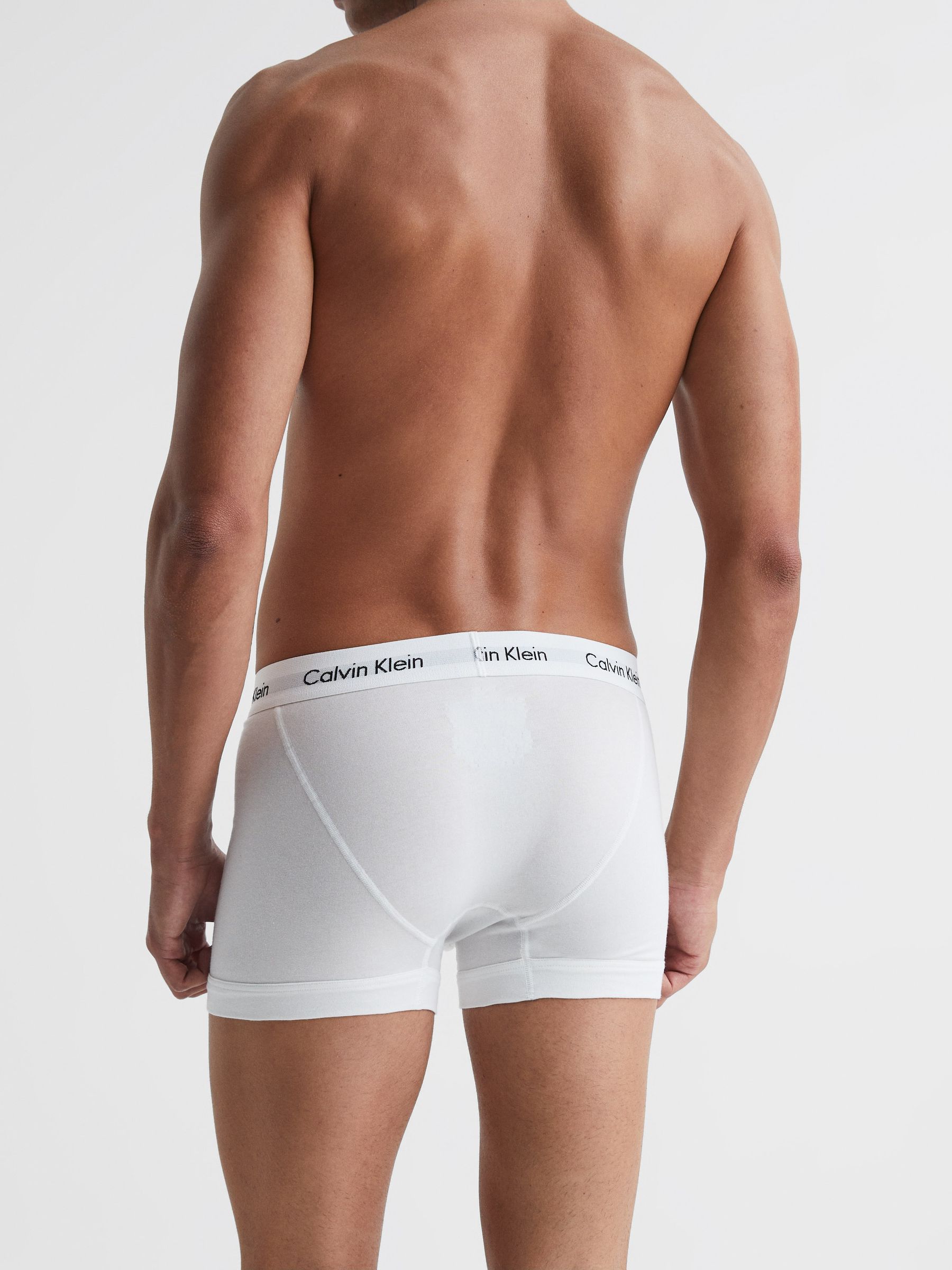 Calvin Klein Underwear Trunks 3 Pack in Multi - Image 3 of 8