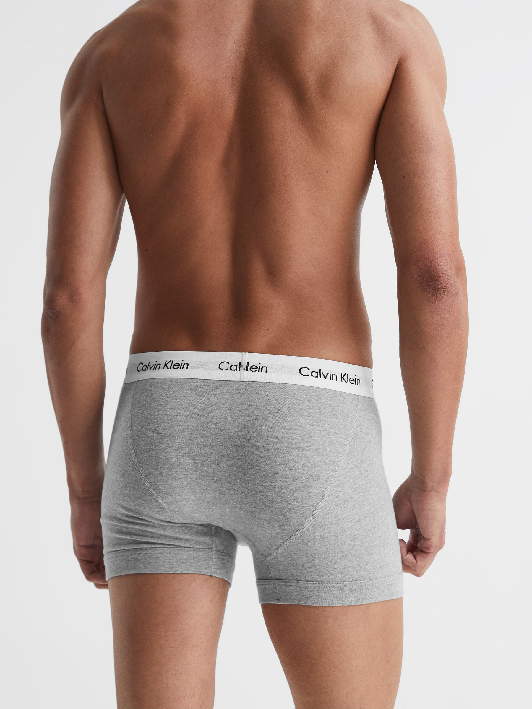 Calvin Klein Underwear Trunks 3 Pack in Multi - Image 5 of 8