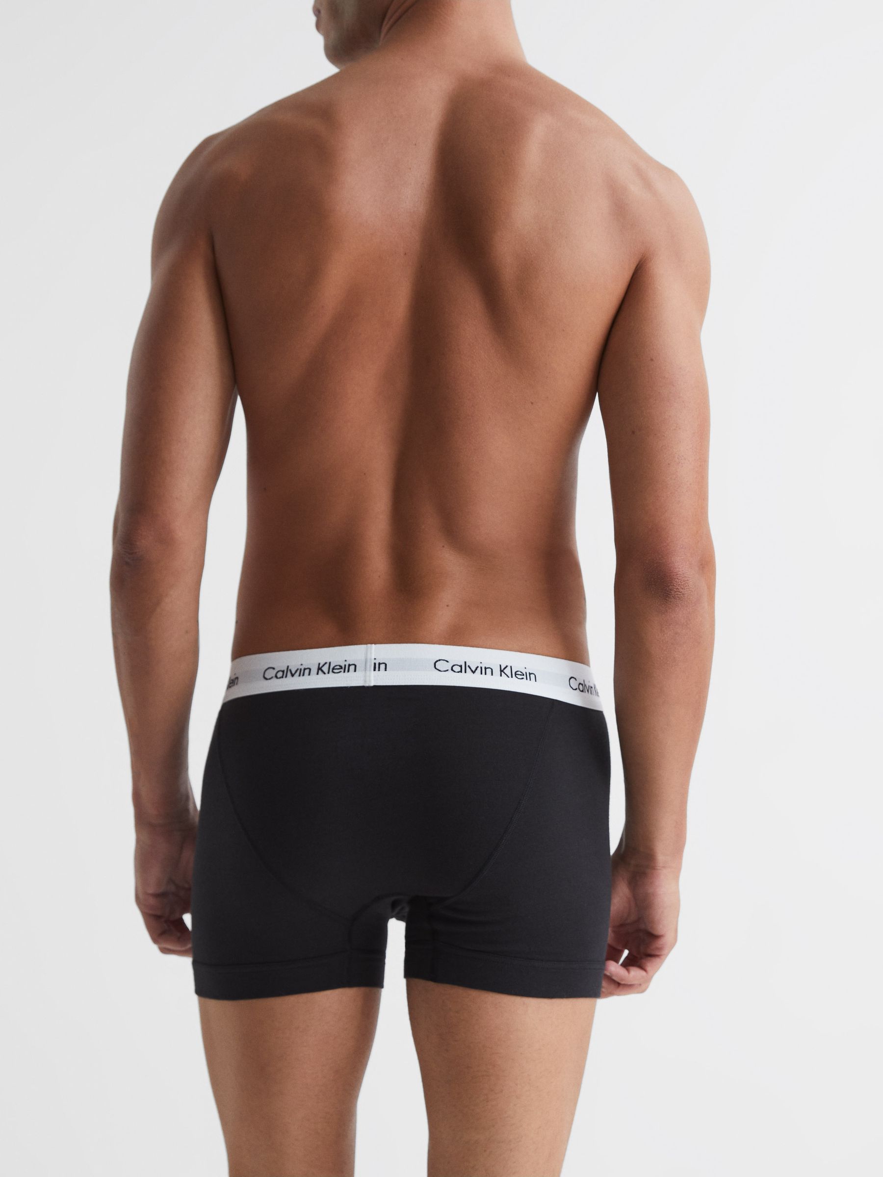 Calvin Klein Underwear Trunks 3 Pack in Multi - Image 8 of 8