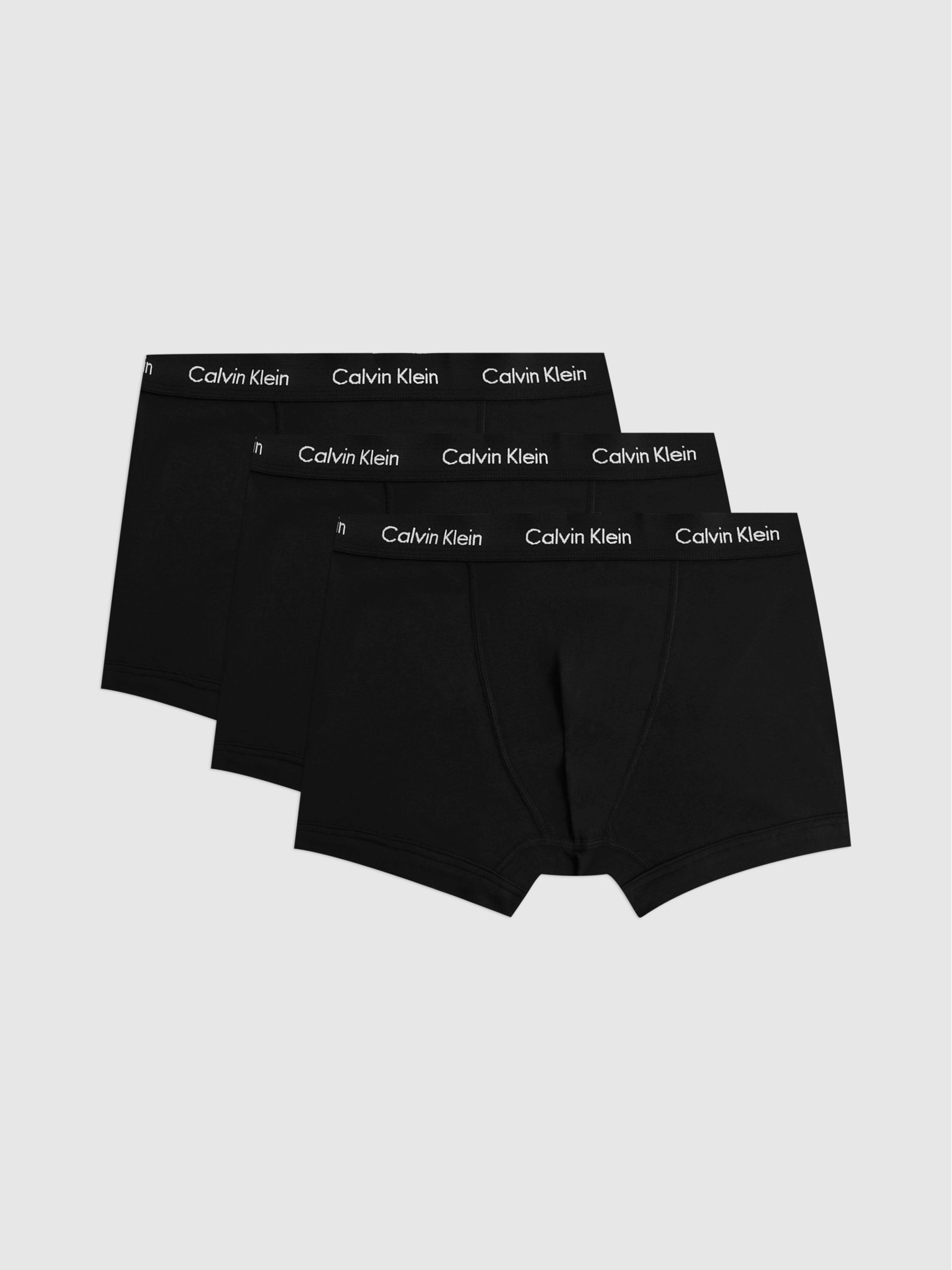 Calvin Klein Underwear 3 Pack Trunks in Black - Image 2 of 4