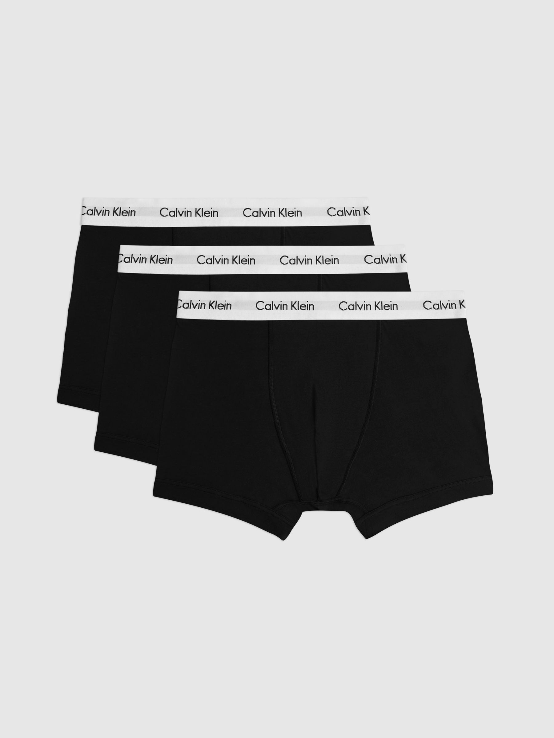 Calvin Klein Underwear 3 Pack Trunks in Black - Image 2 of 4