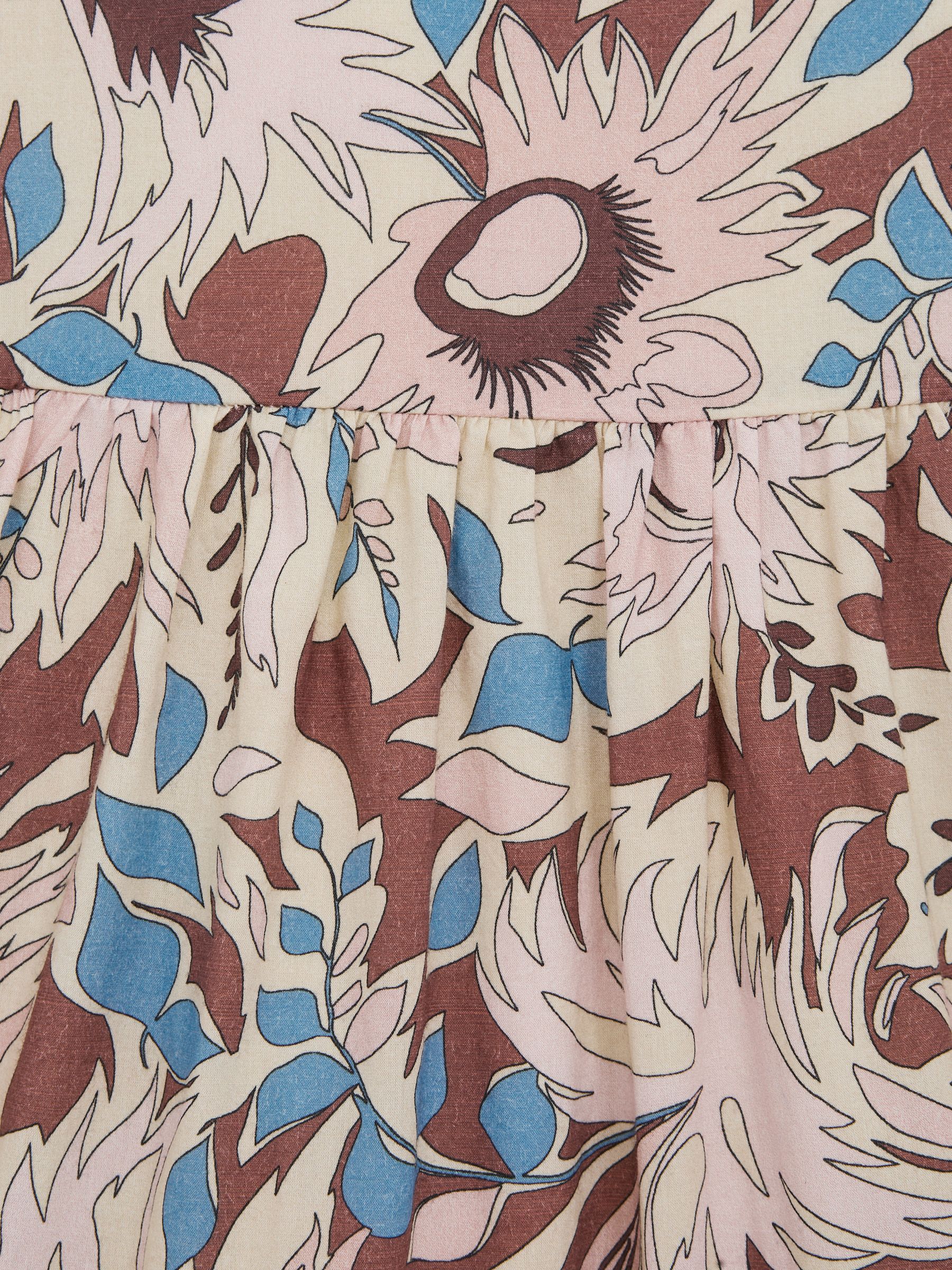 9-12 yrs Printed Strappy Dress in Lilac - Image 6 of 6