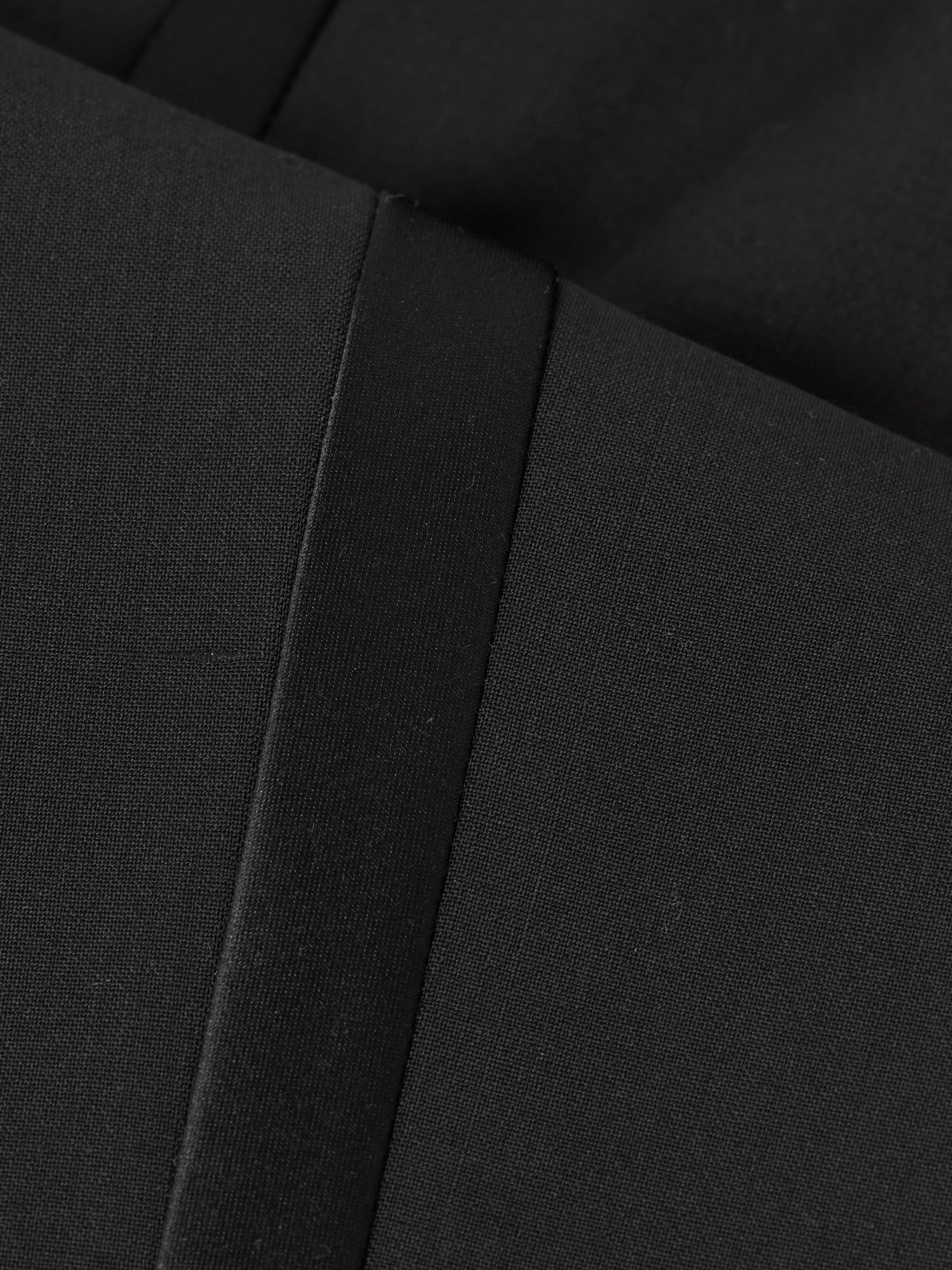 3-9 yrs Tuxedo Satin Stripe Trousers in Black - Image 6 of 6