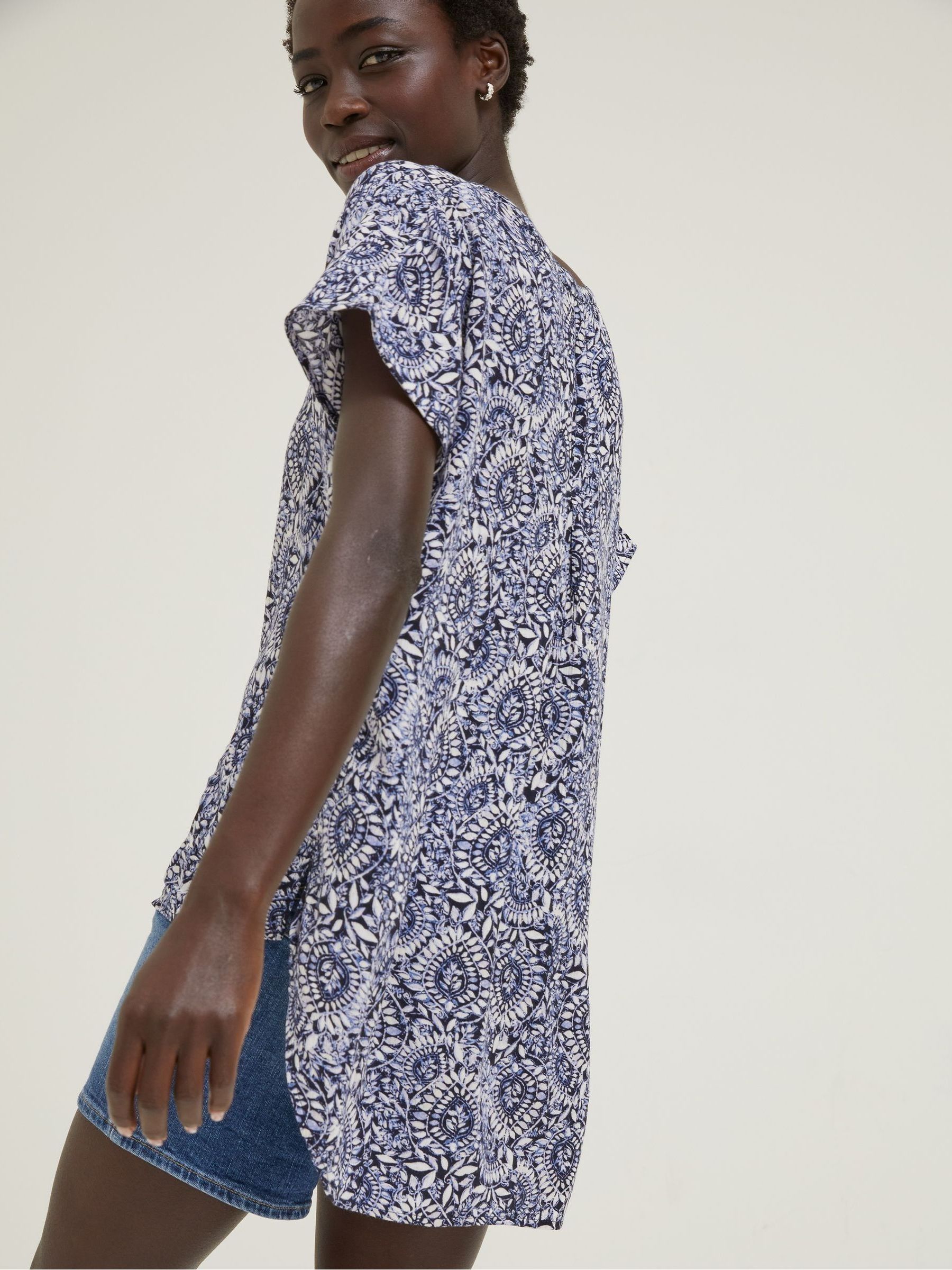 Blue Piper Batik Tunic - Image 2 of 3