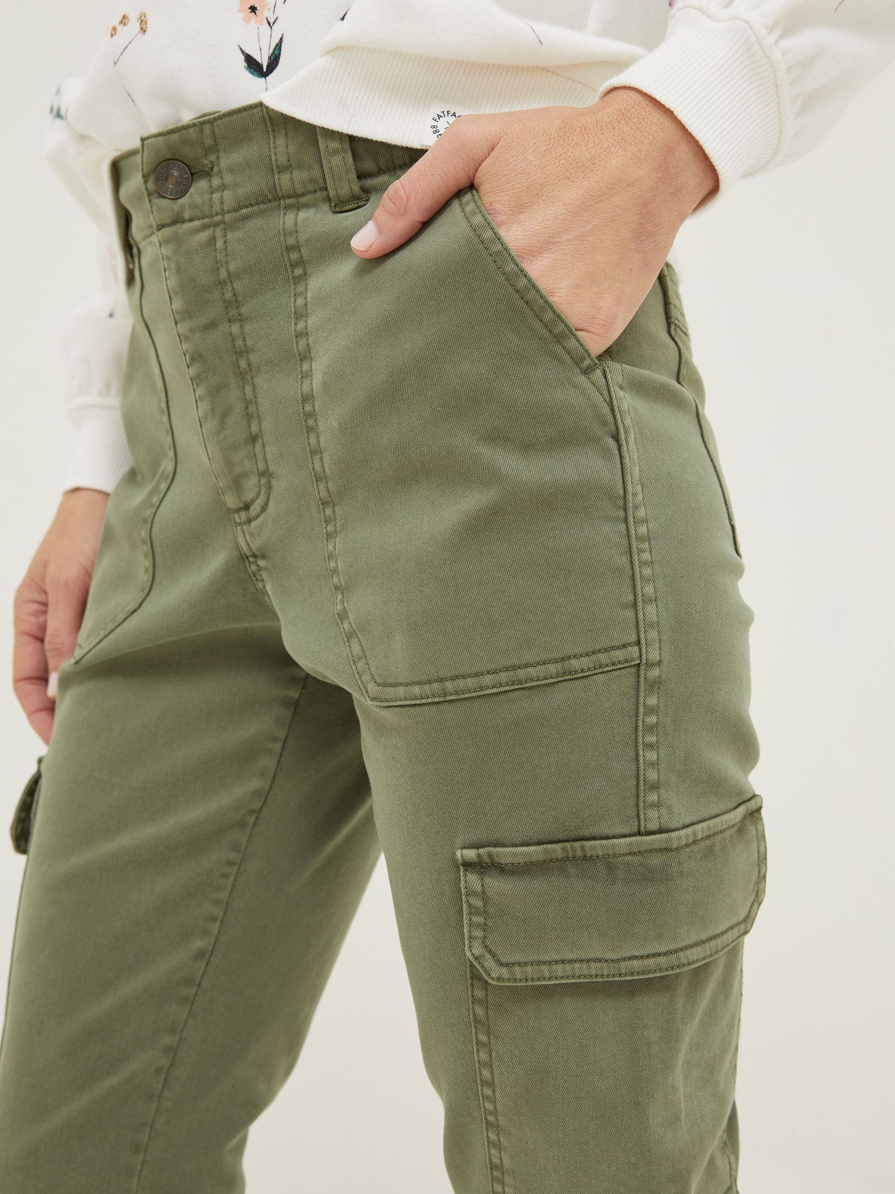 Hythe Green Cargo Trousers - Image 5 of 5