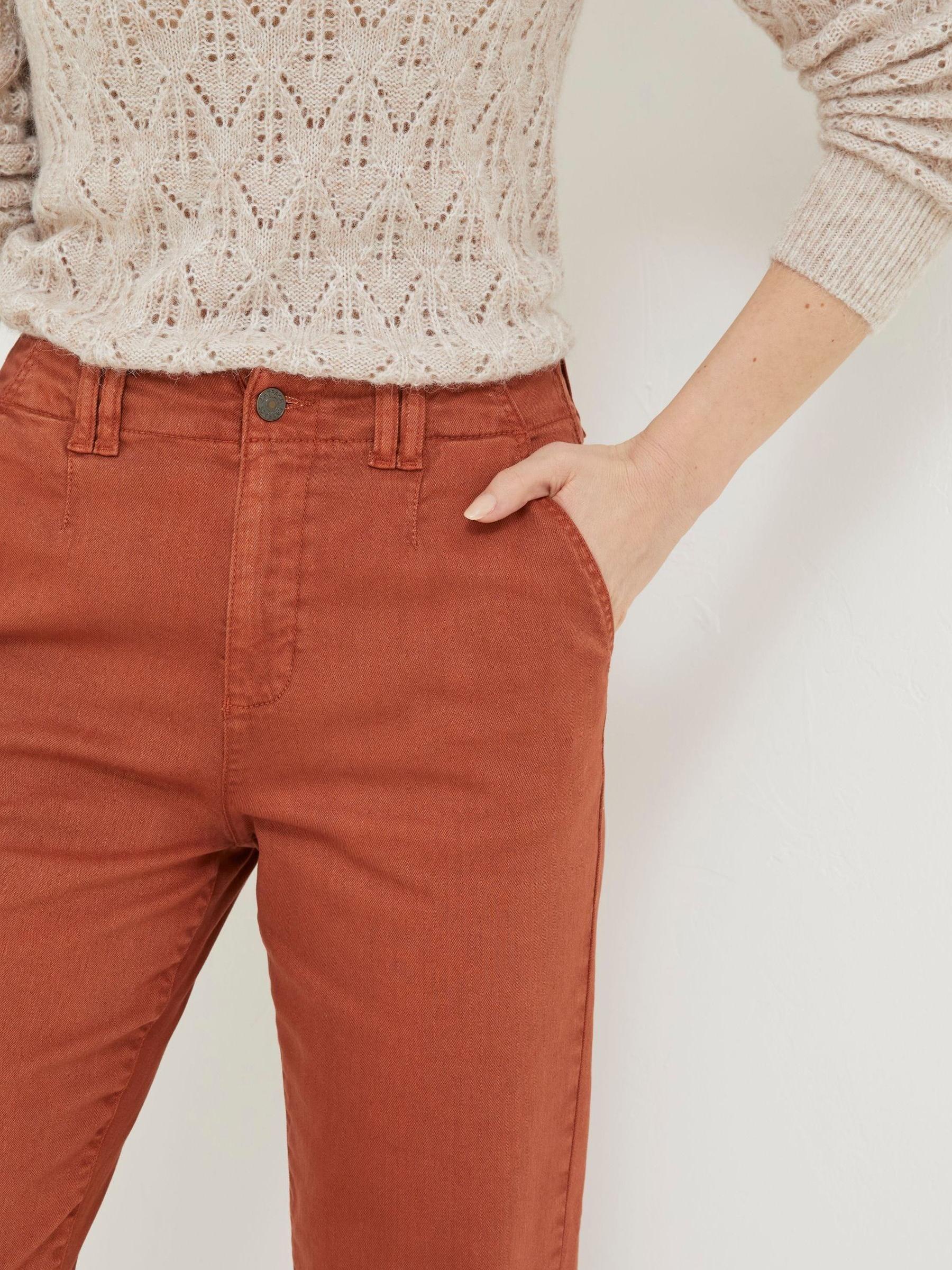 Brown Aspen Tapered Chinos - Image 4 of 4 Brown Aspen Tapered Chinos - Image 4 of 4