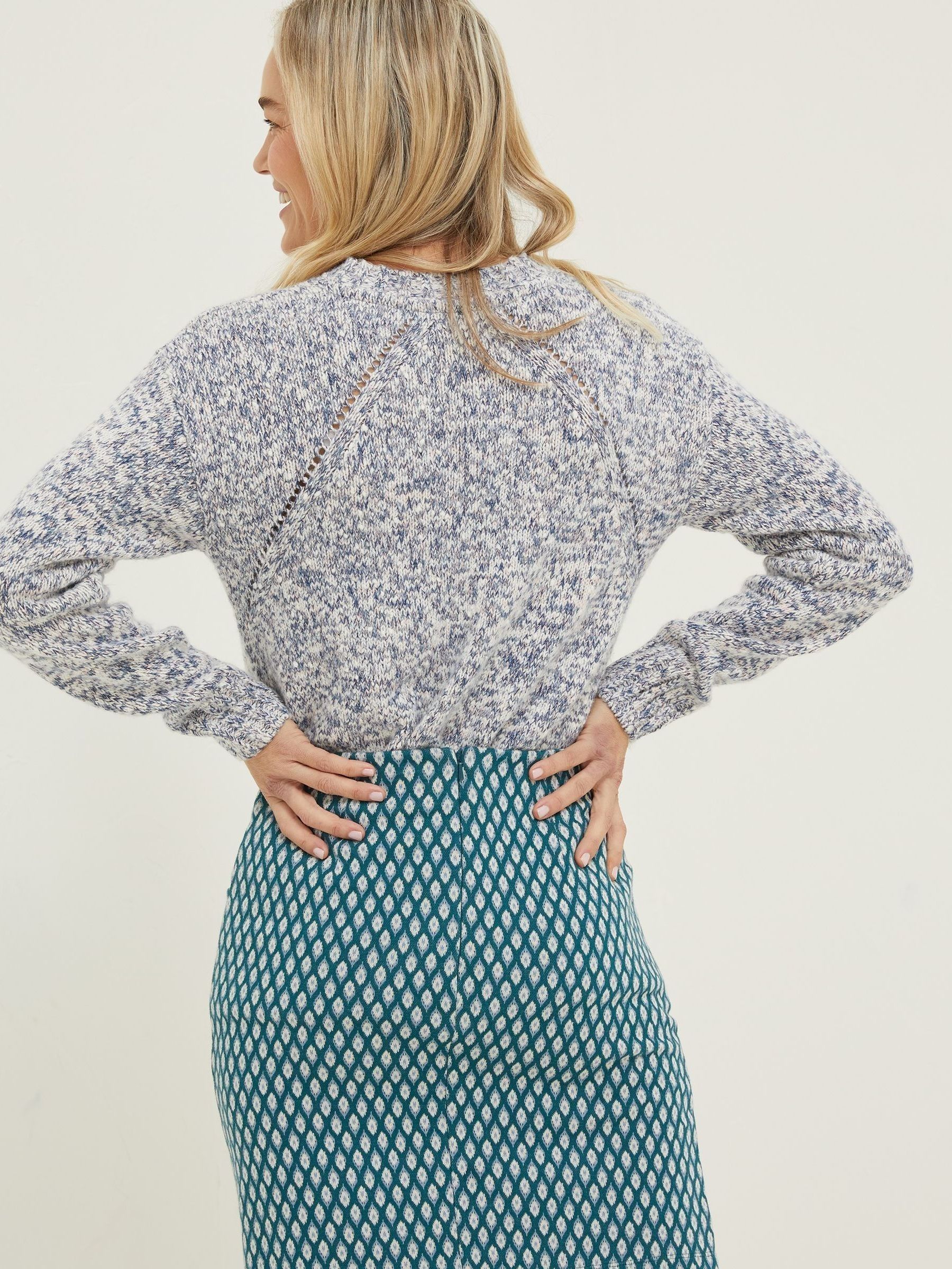 Green Jennie Ikat Skirt - Image 2 of 5 Green Jennie Ikat Skirt - Image 2 of 5