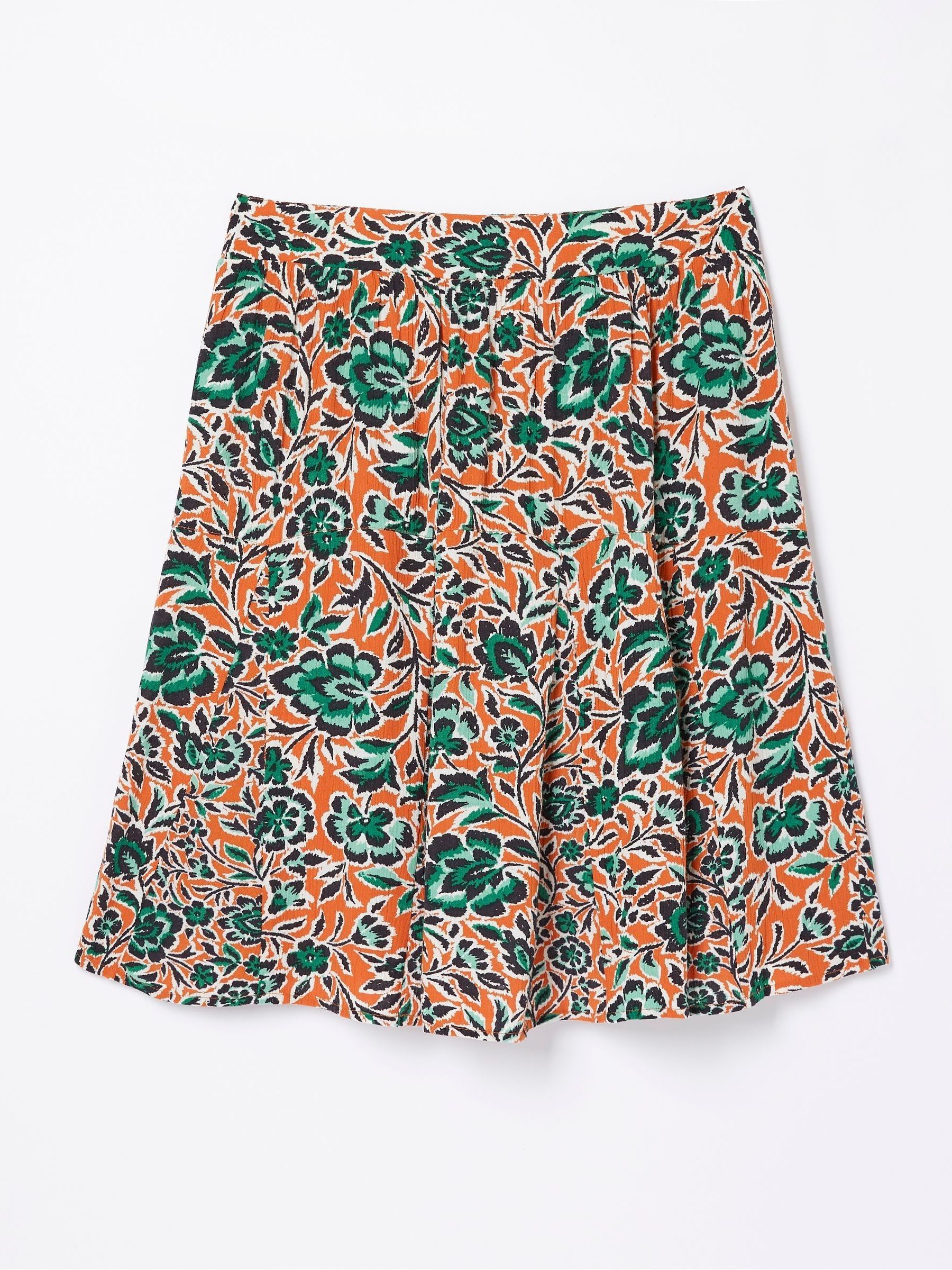 Orange Wynne Sketched Floral Skirt - Image 4 of 4