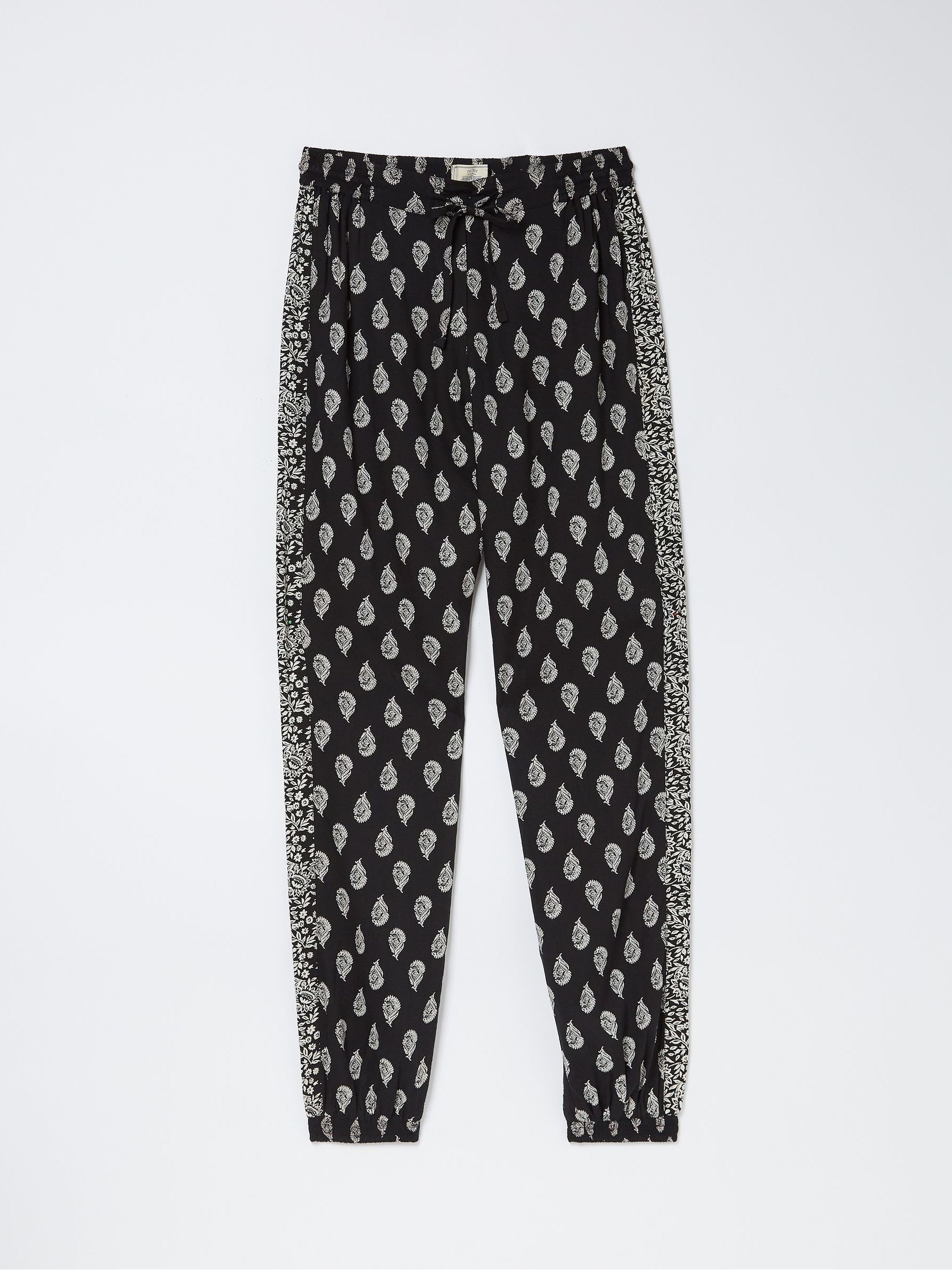 Black Lyme Batik Floral Trousers - Image 5 of 5