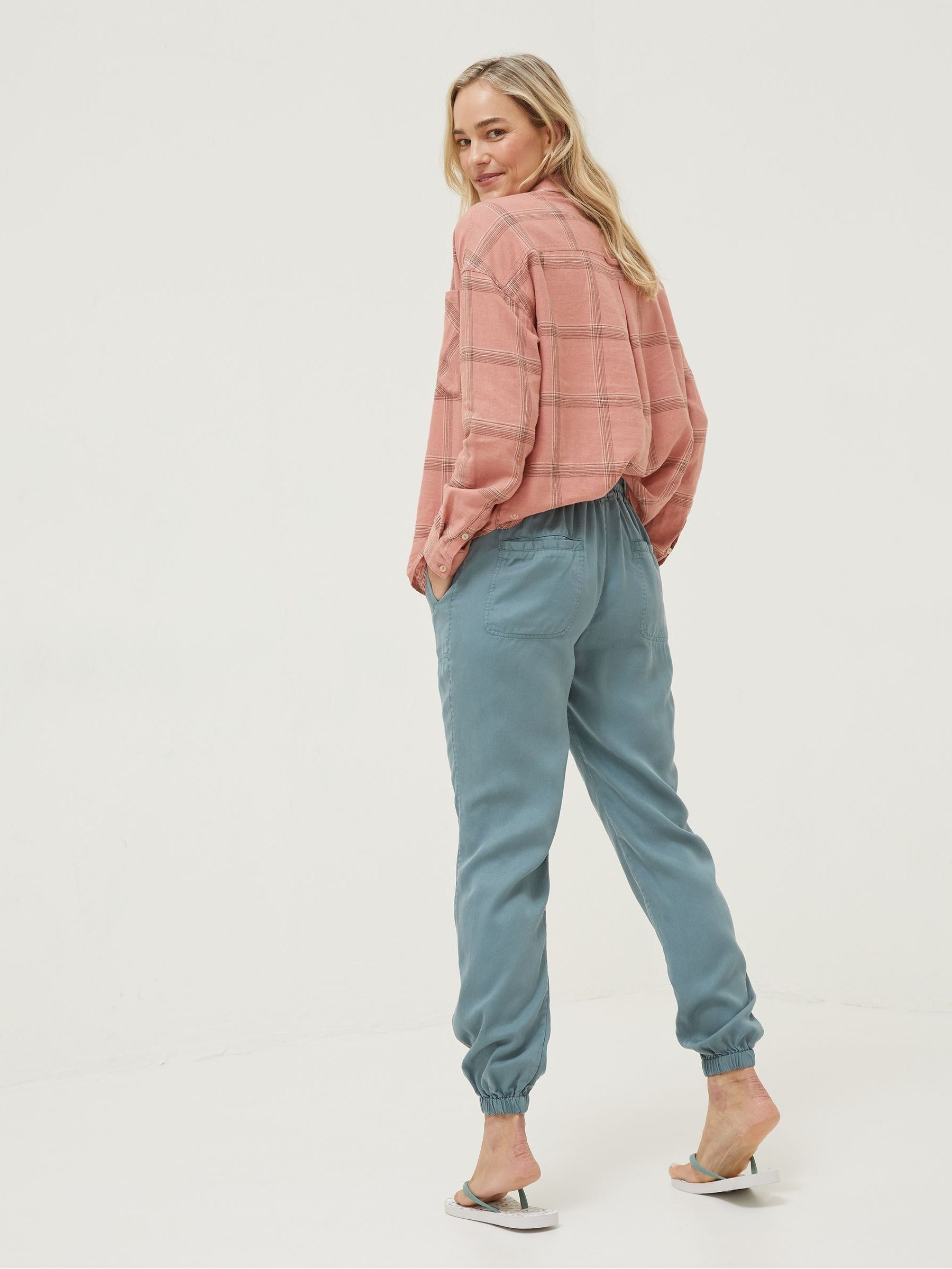 Green Lyme Plain Joggers - Image 2 of 5