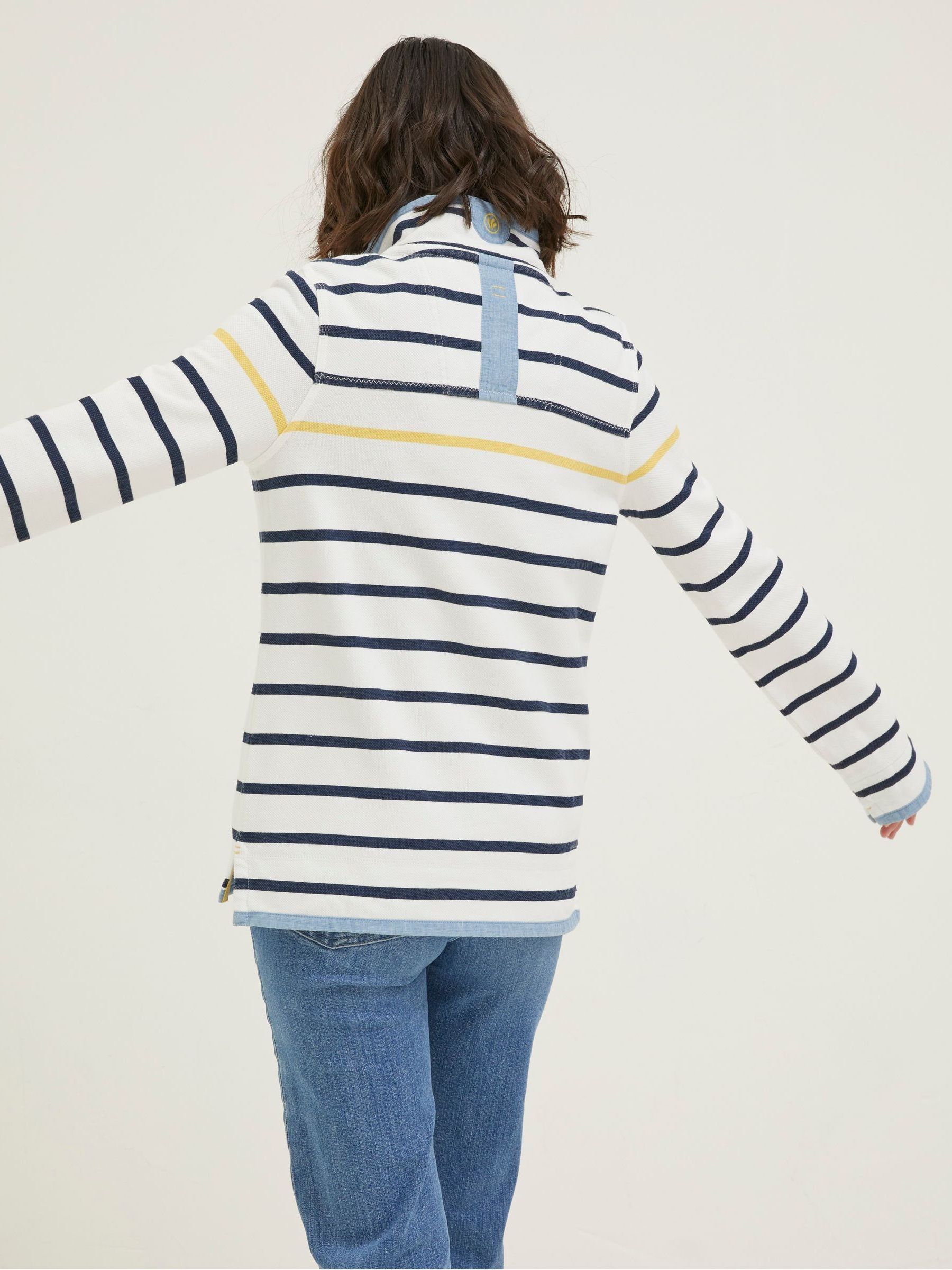 Natural Airlie Striped Sweatshirt - Image 2 of 6