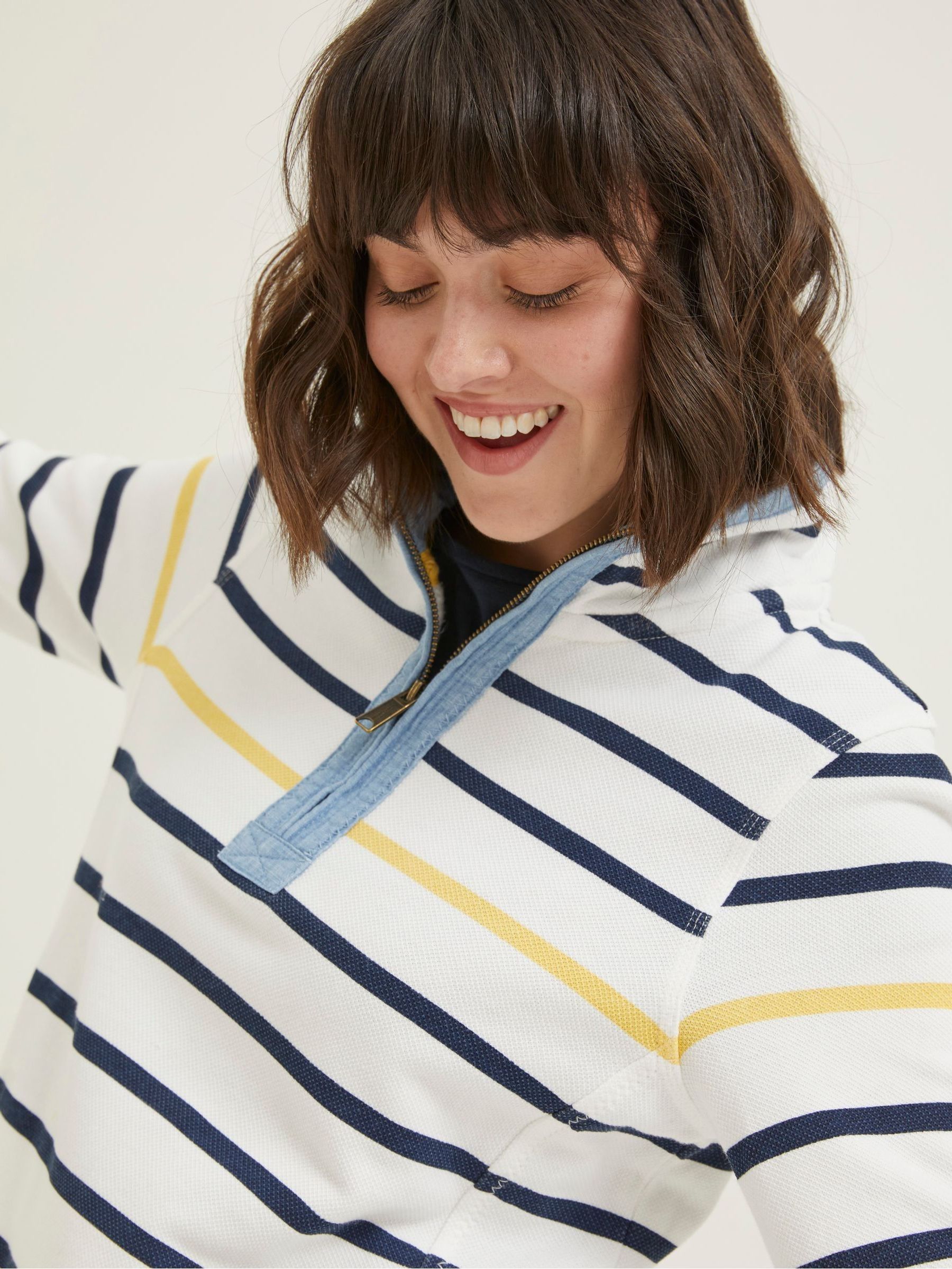 Natural Airlie Striped Sweatshirt - Image 5 of 6