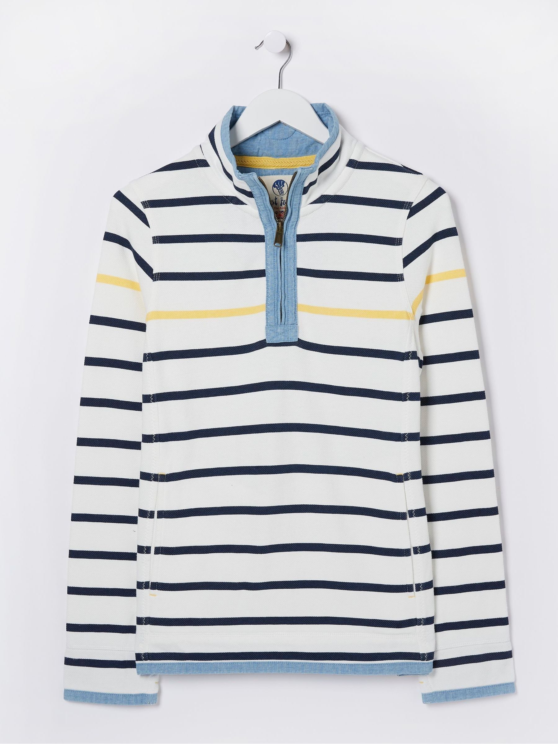 Natural Airlie Striped Sweatshirt - Image 6 of 6