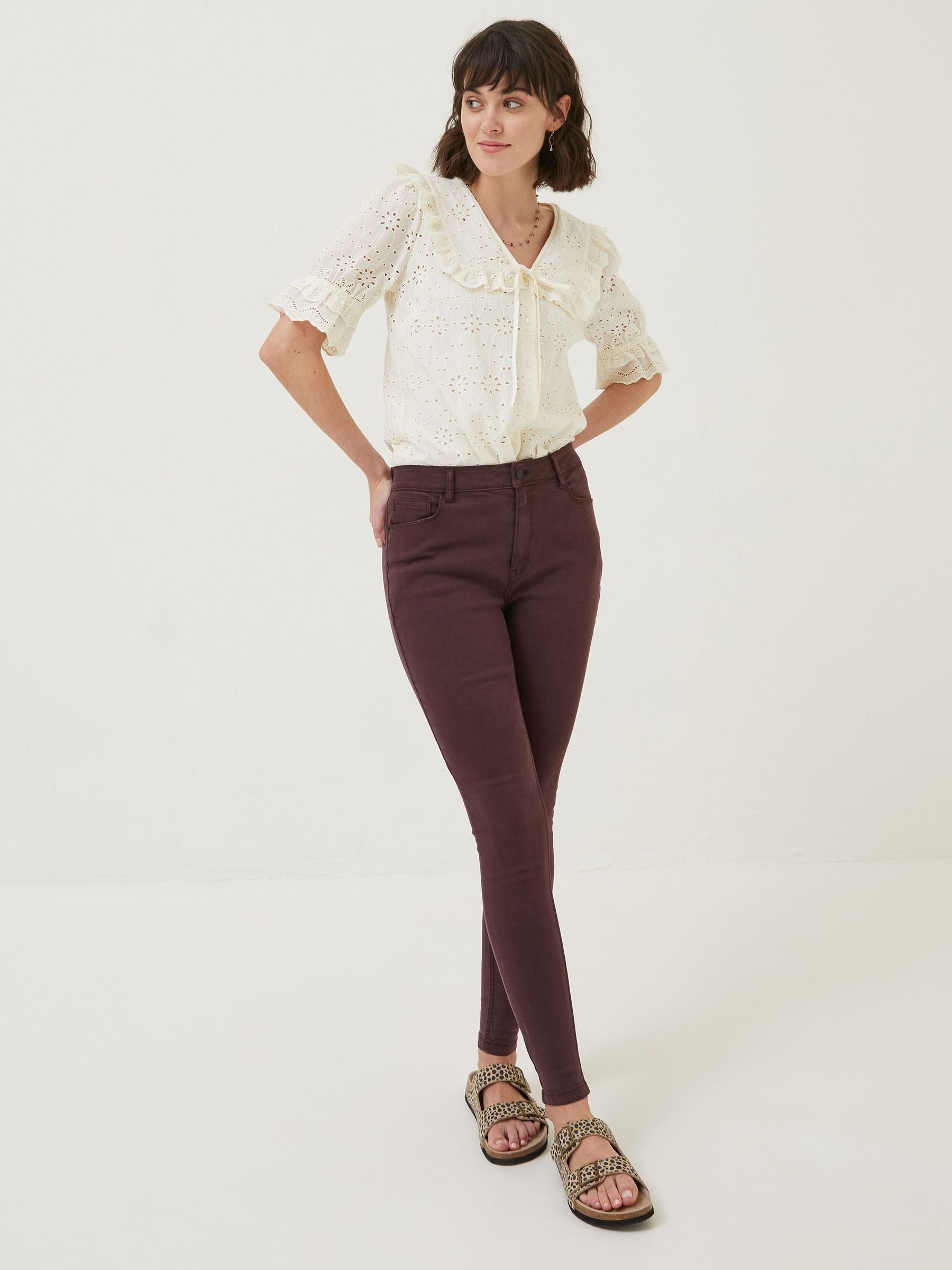 Purple Harlow High Waist Jeggings - Image 2 of 5