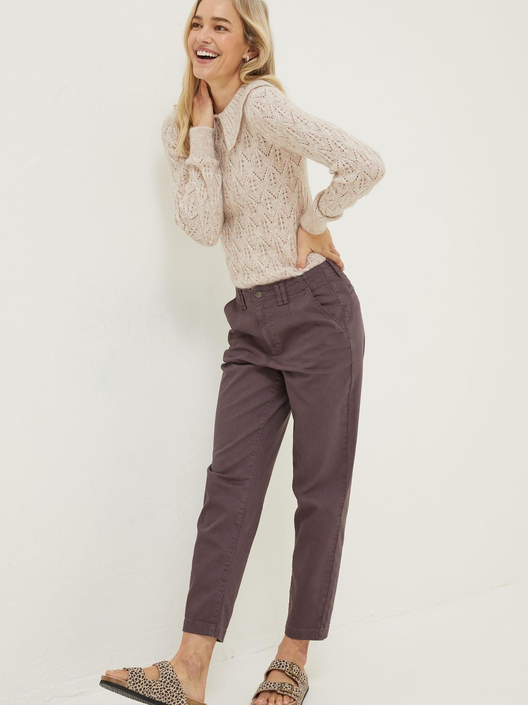 Purple Aspen Tapered Chinos - Image 3 of 5