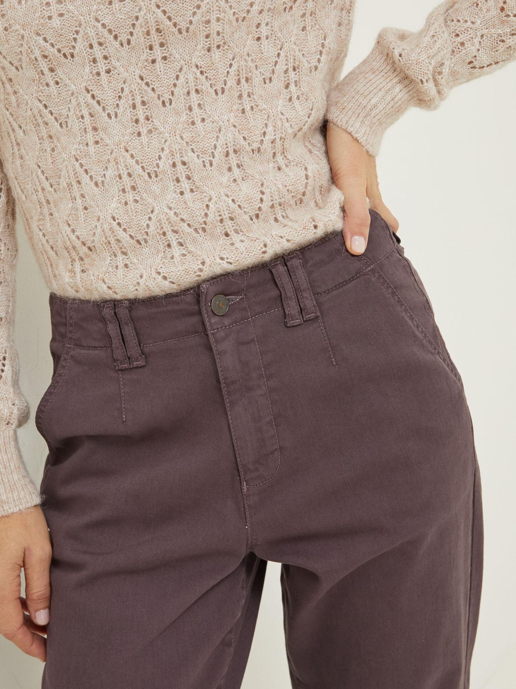 Purple Aspen Tapered Chinos - Image 4 of 5