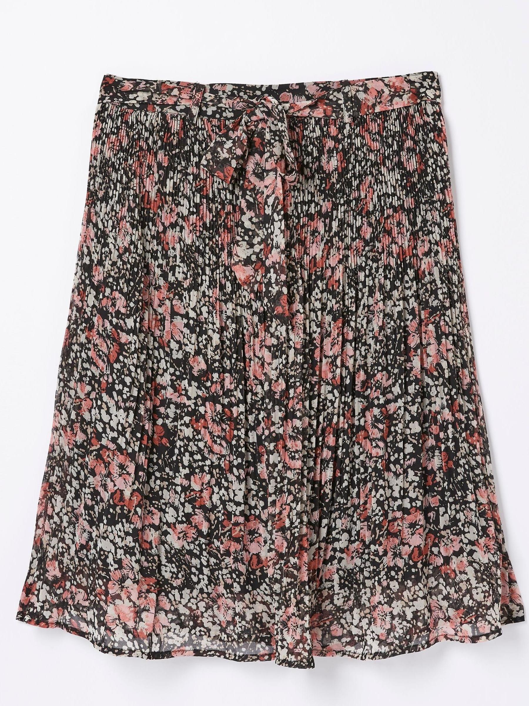 Black Blush Floral Kayleigh Skirt - Image 6 of 6