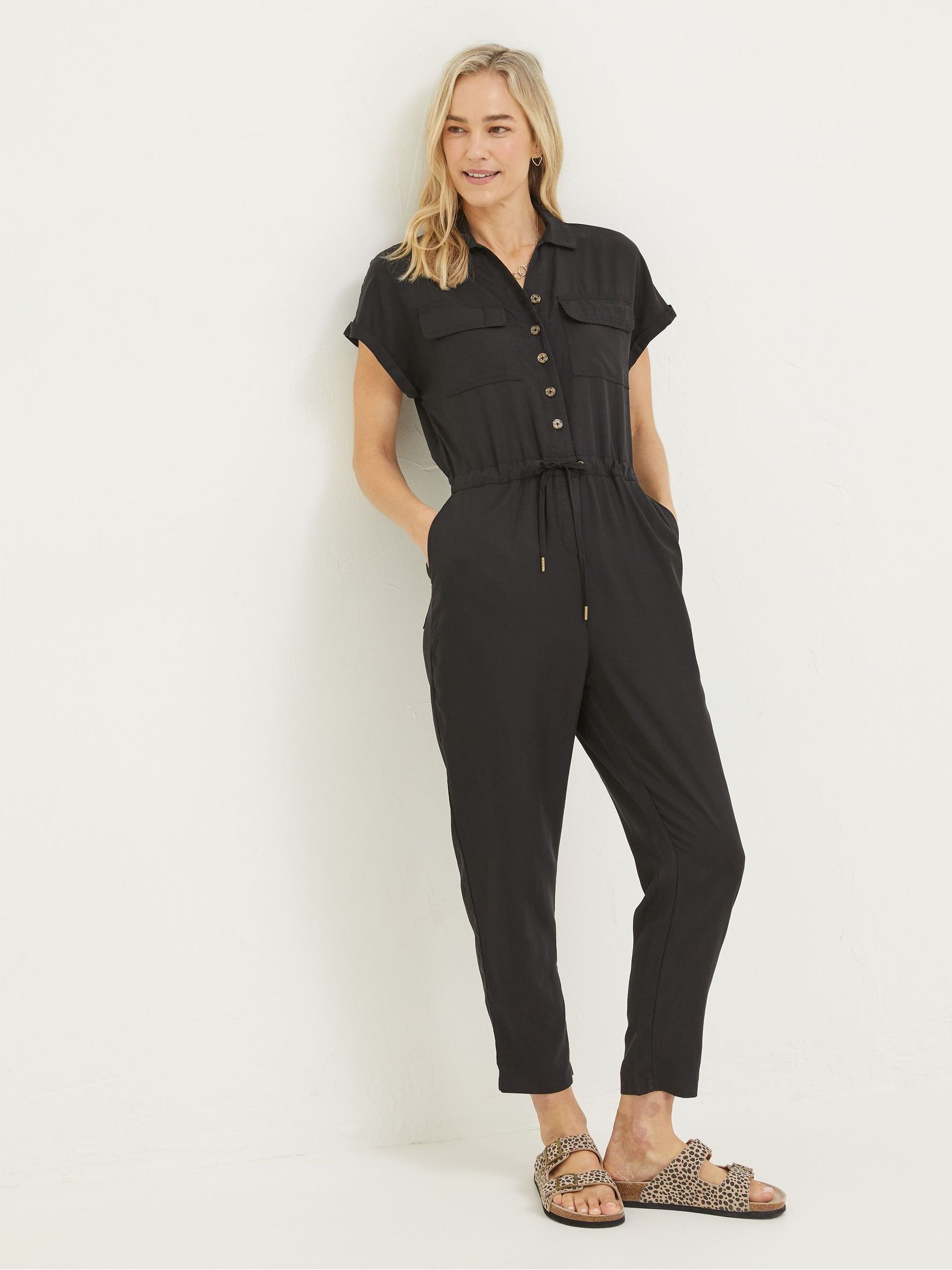 Black Una Jumpsuit - Image 1 of 5