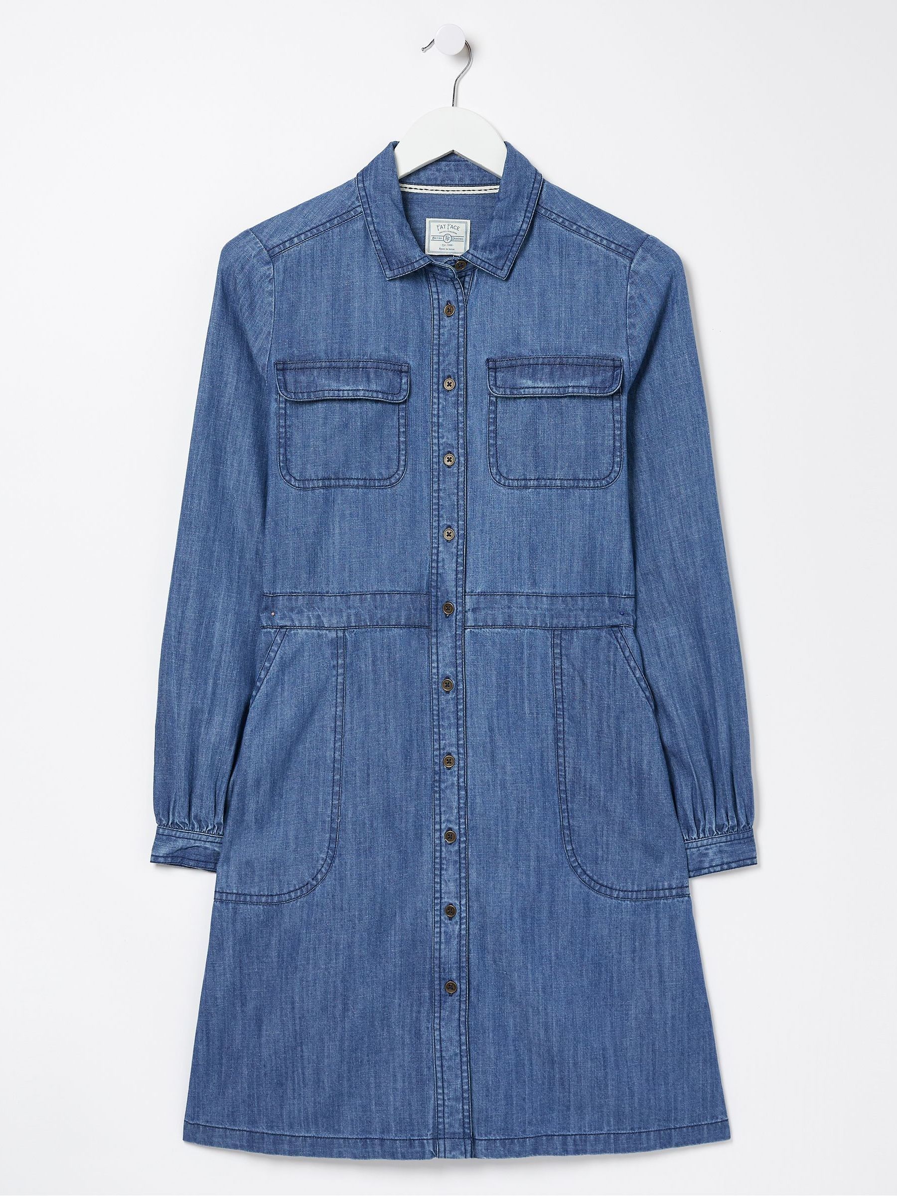 Blue Tabitha Denim Shirt Dress - Image 1 of 1