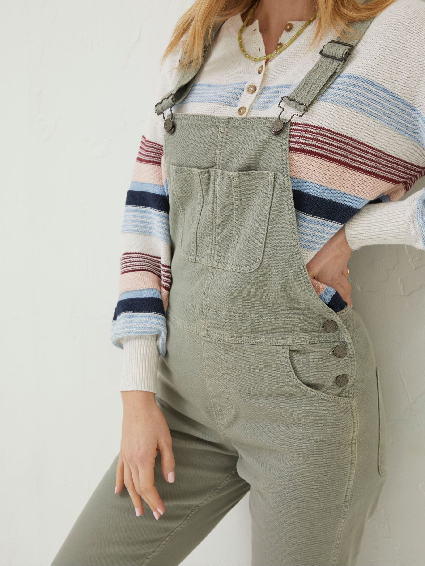 Green Lewes Canvas Dungarees - Image 4 of 6