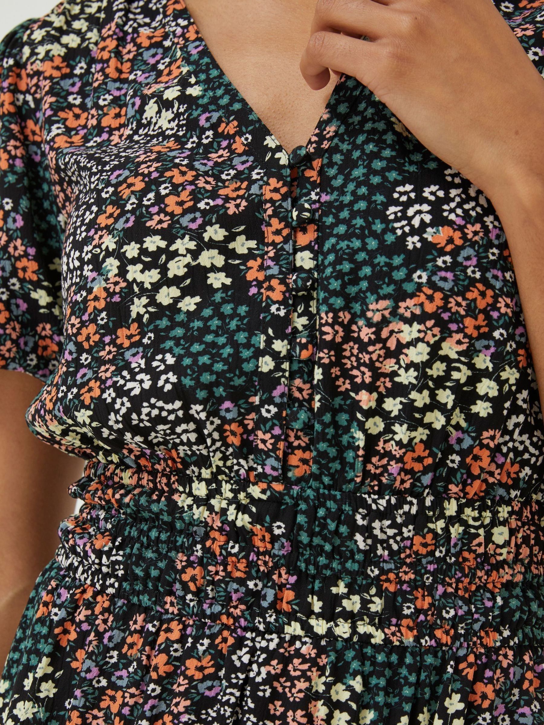 Black Meadow Patchwork Lottie Dress - Image 3 of 4