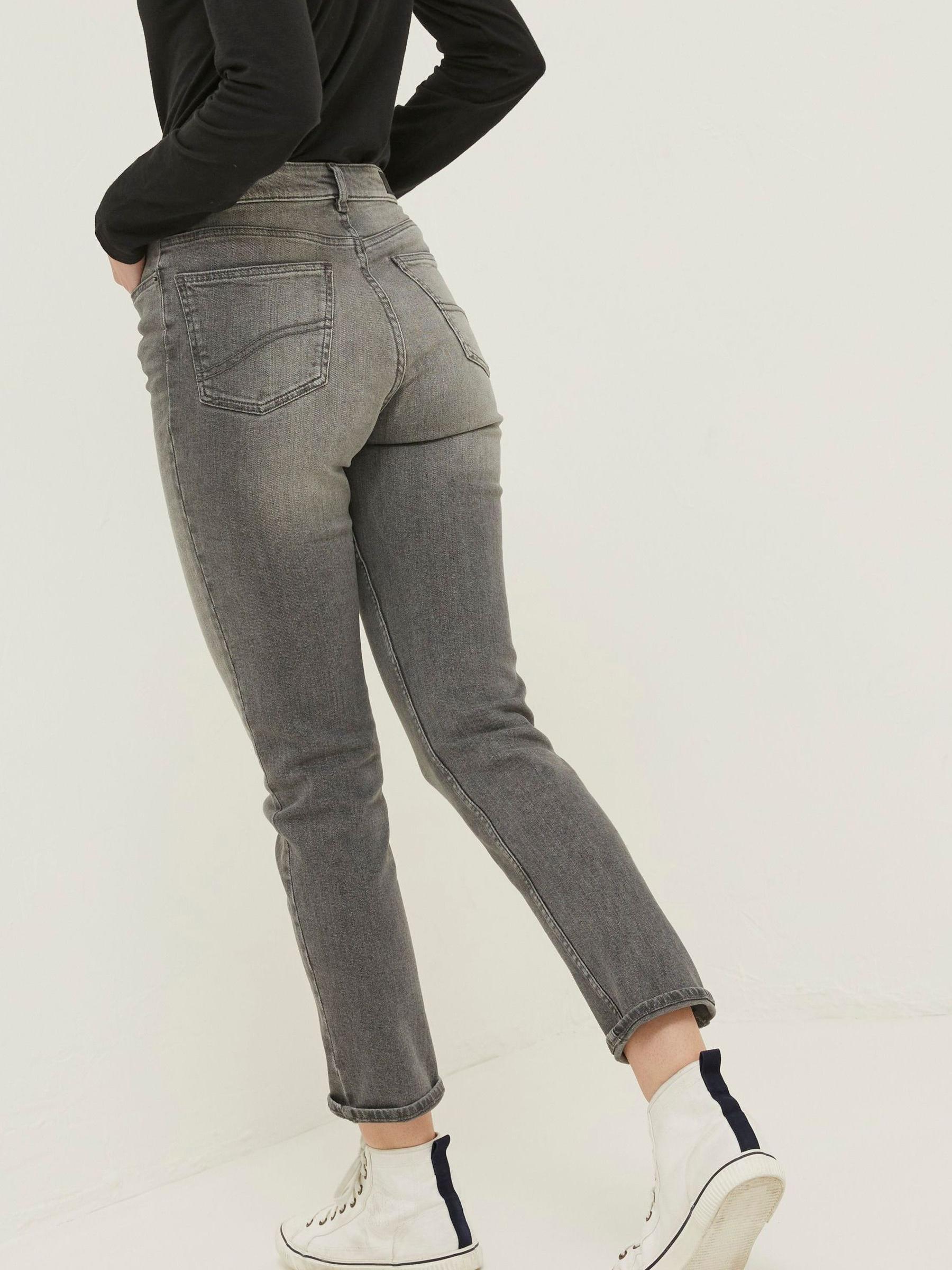 Grey Chesham Girlfriend Jeans - Image 2 of 4 Grey Chesham Girlfriend Jeans - Image 2 of 4