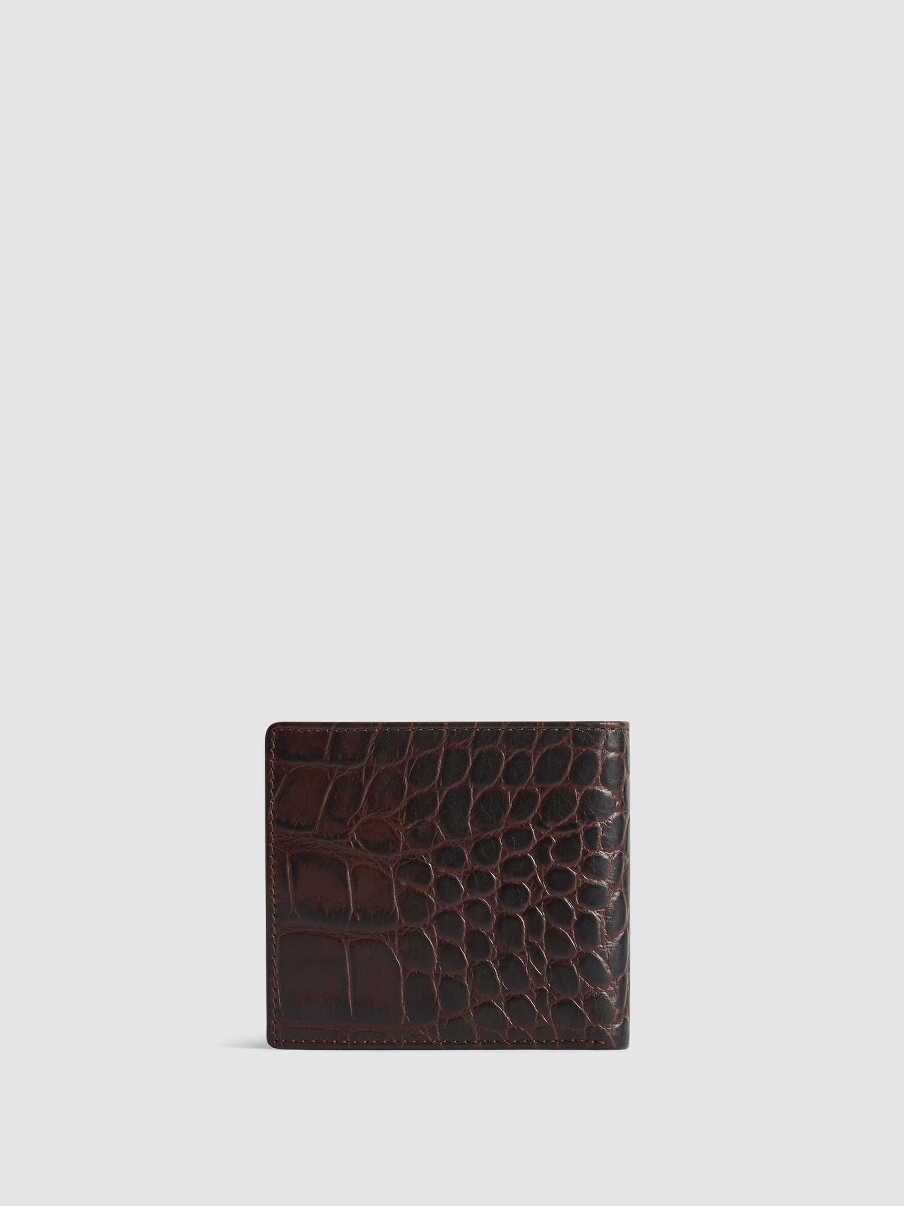 Leather Wallet in Chocolate - Image 5 of 5