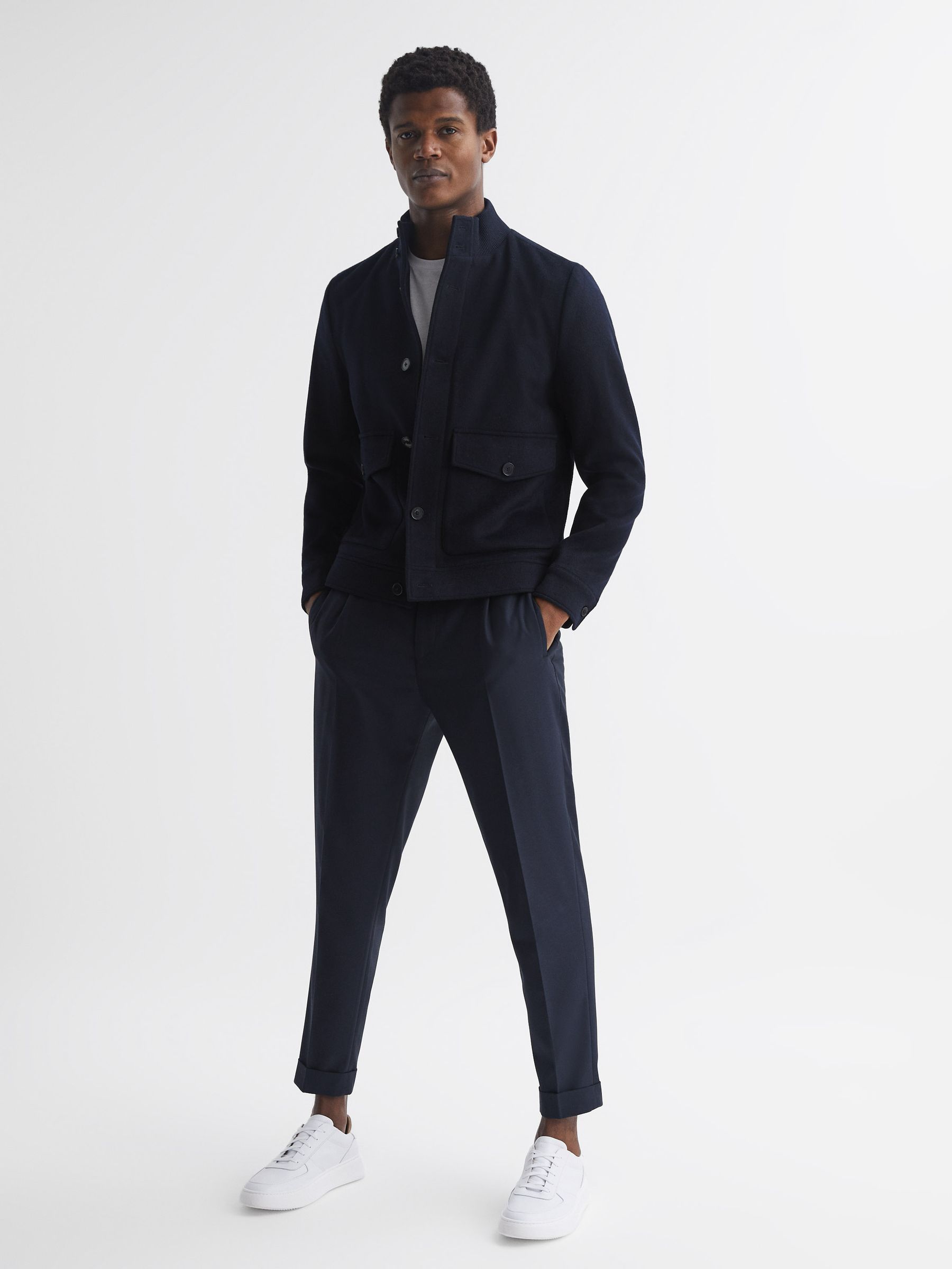 Unseen Marais Trainers in Optic White - Image 2 of 8