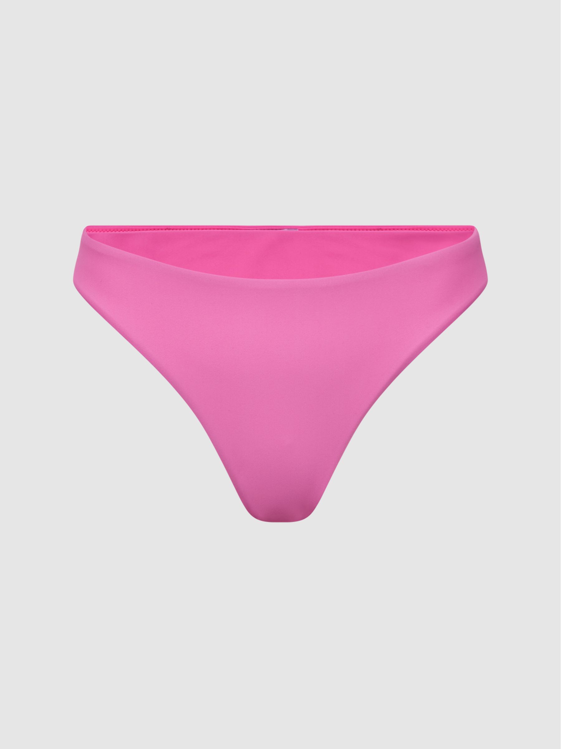 Carina Pink High Cut Bikini Bottoms - Image 2 of 5 Carina Pink High Cut Bikini Bottoms - Image 2 of 5