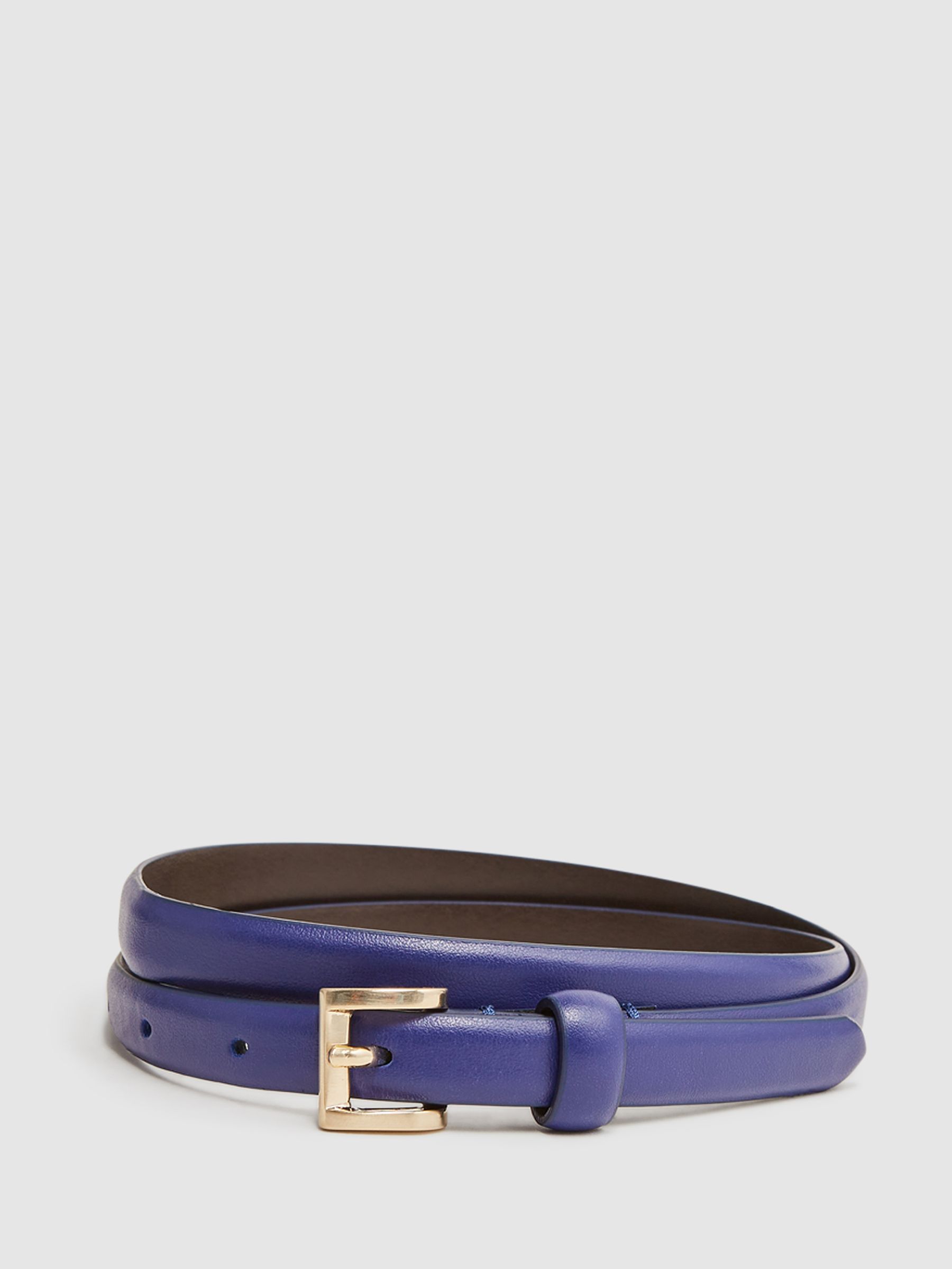 Leather Waist Belt in Purple - Image 1 of 4