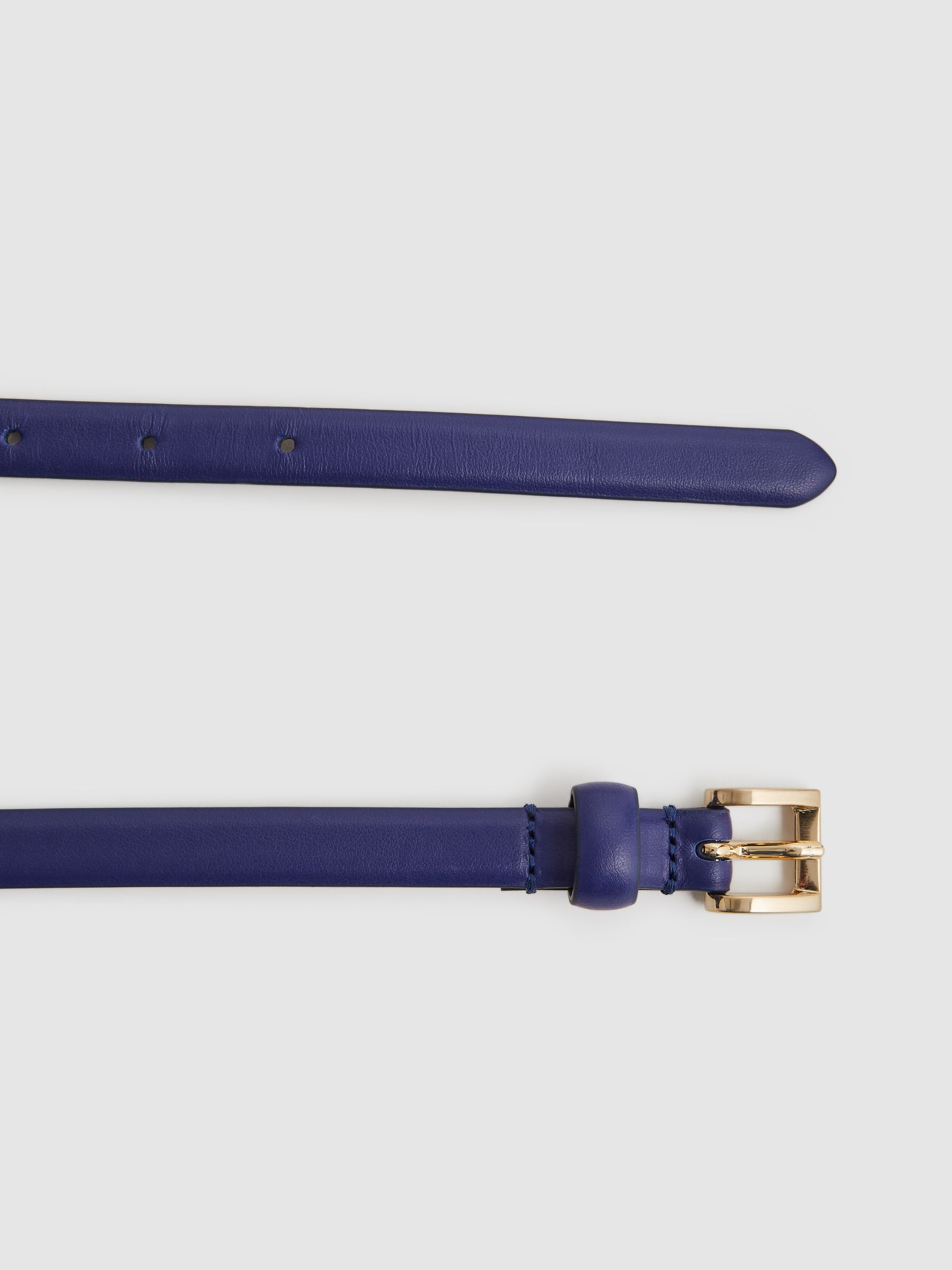 Leather Waist Belt in Purple - Image 3 of 4