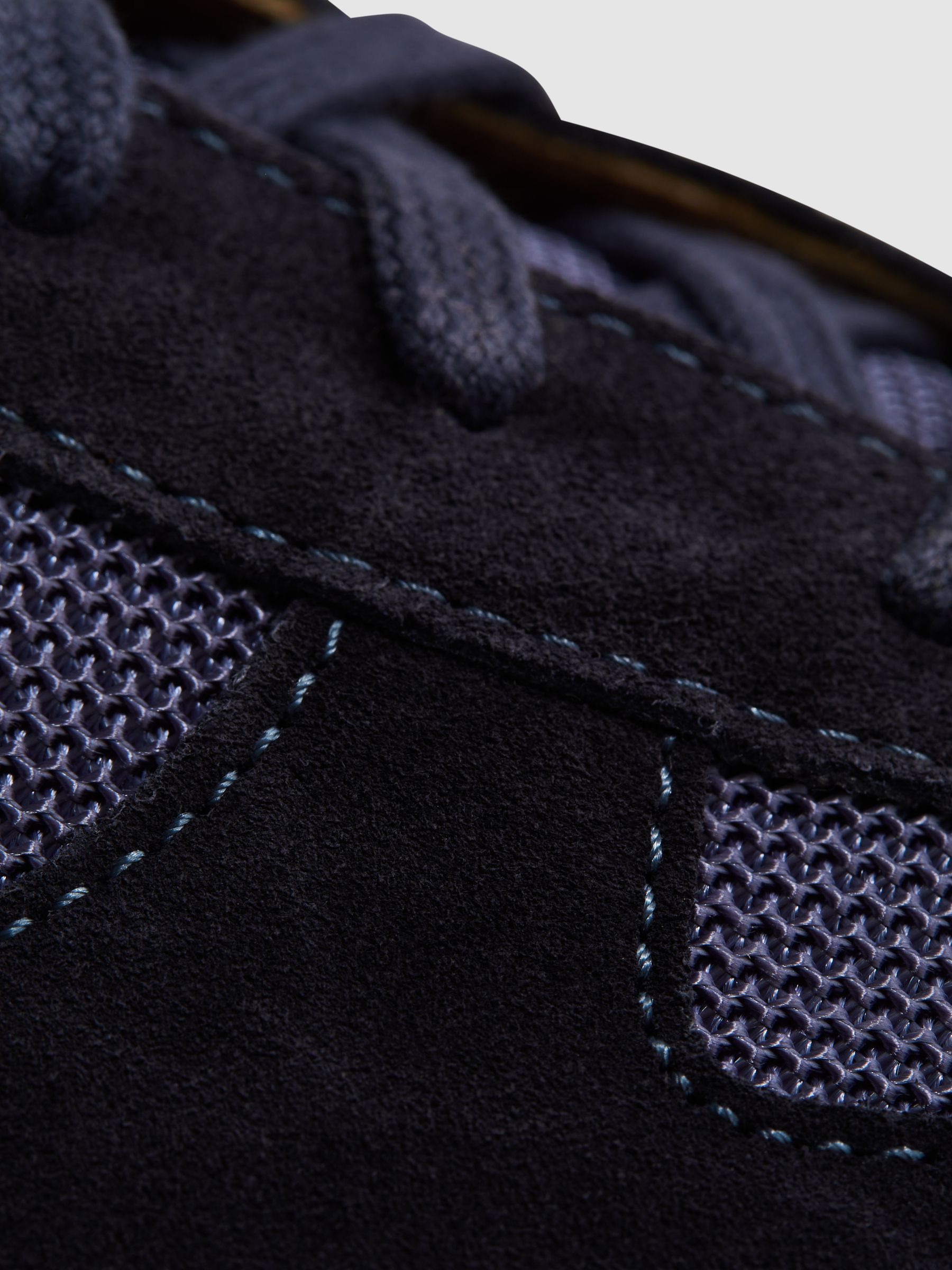 Unseen Trinity Tech Trainers in Blue/Navy - Image 8 of 8
