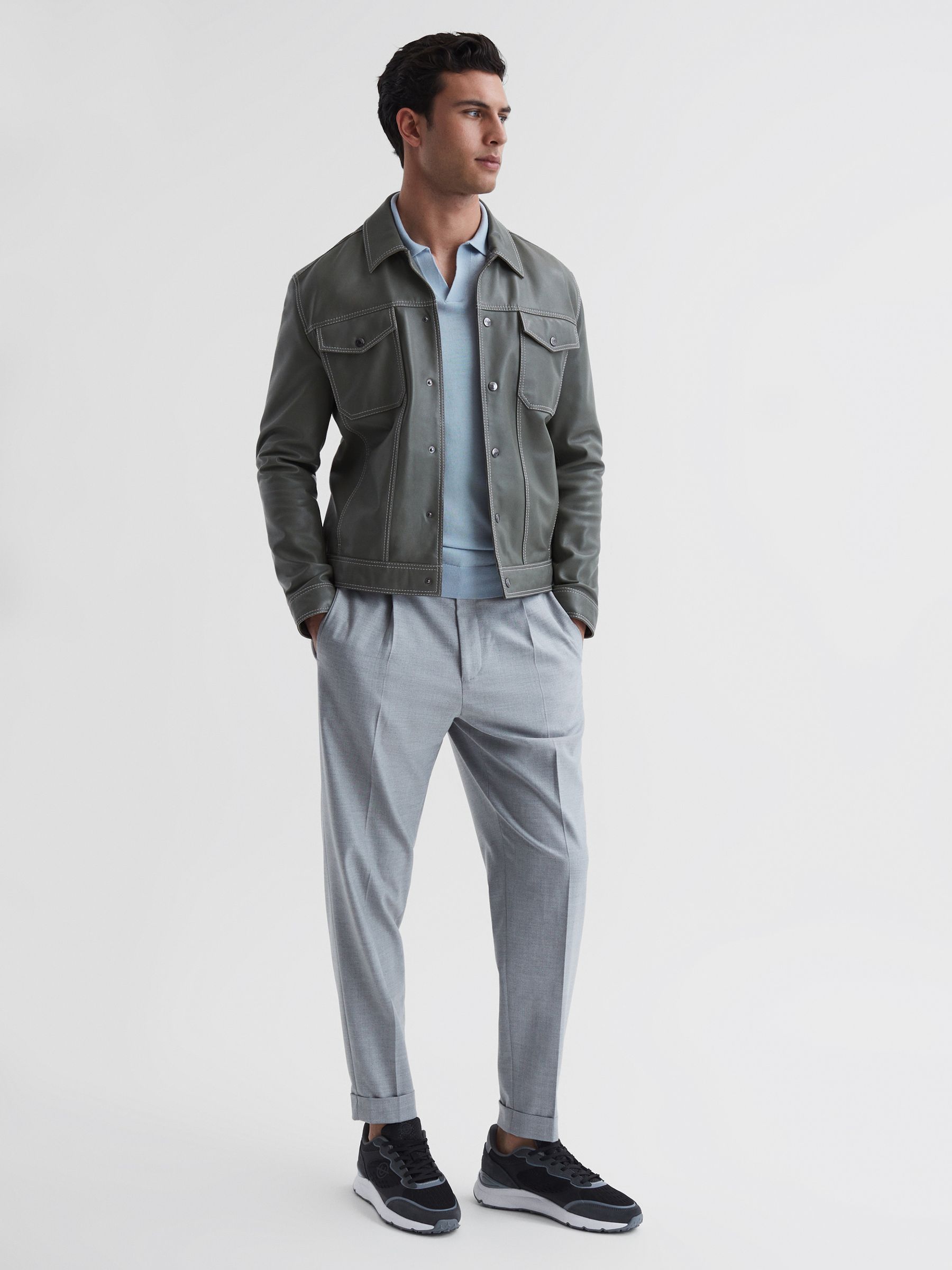 Unseen Spartan Tech Turnschuhe, Schwarz/Weiß - Bild 2 von 6