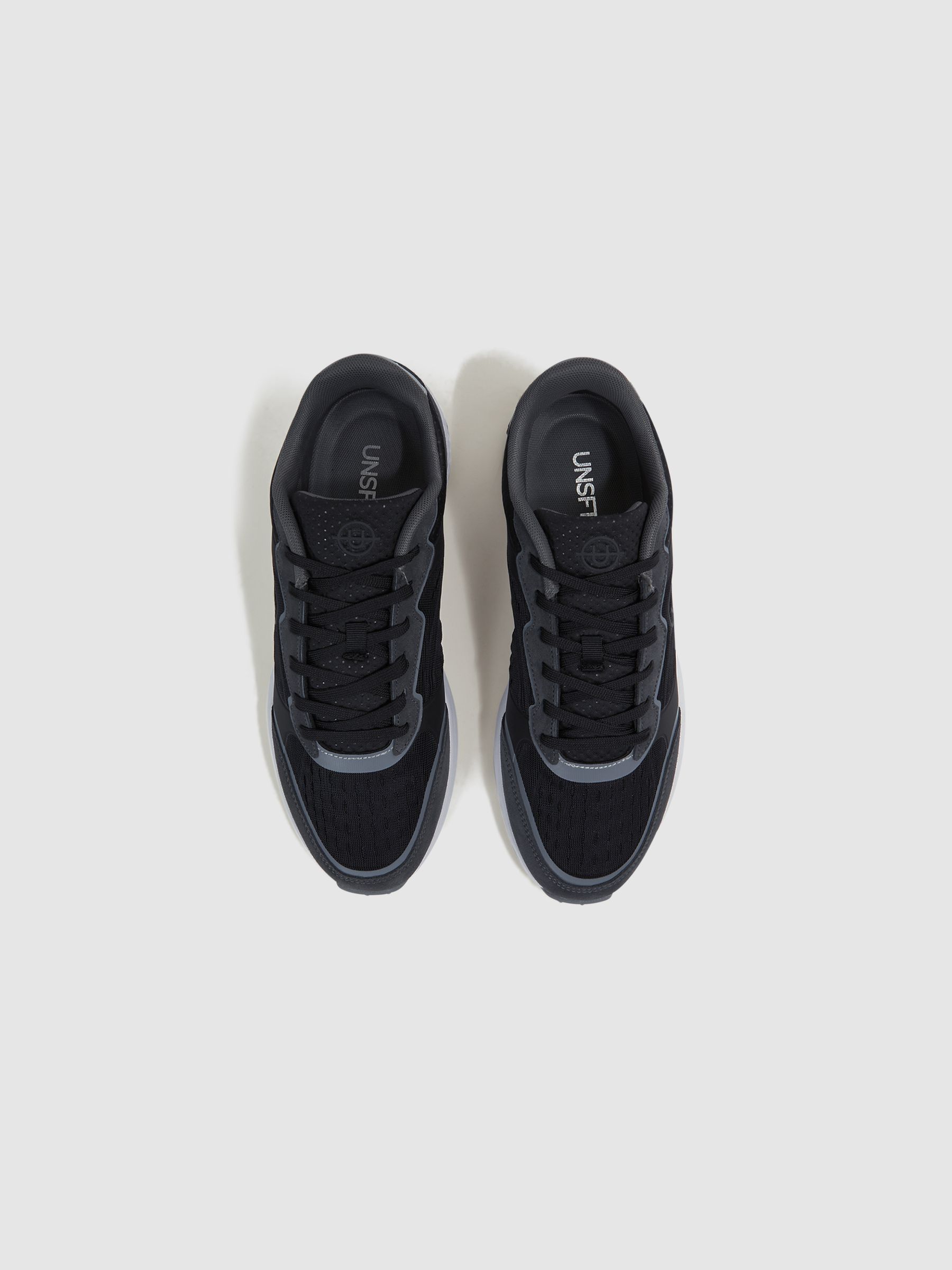 Unseen Spartan Tech Trainers in Black/White - image 2