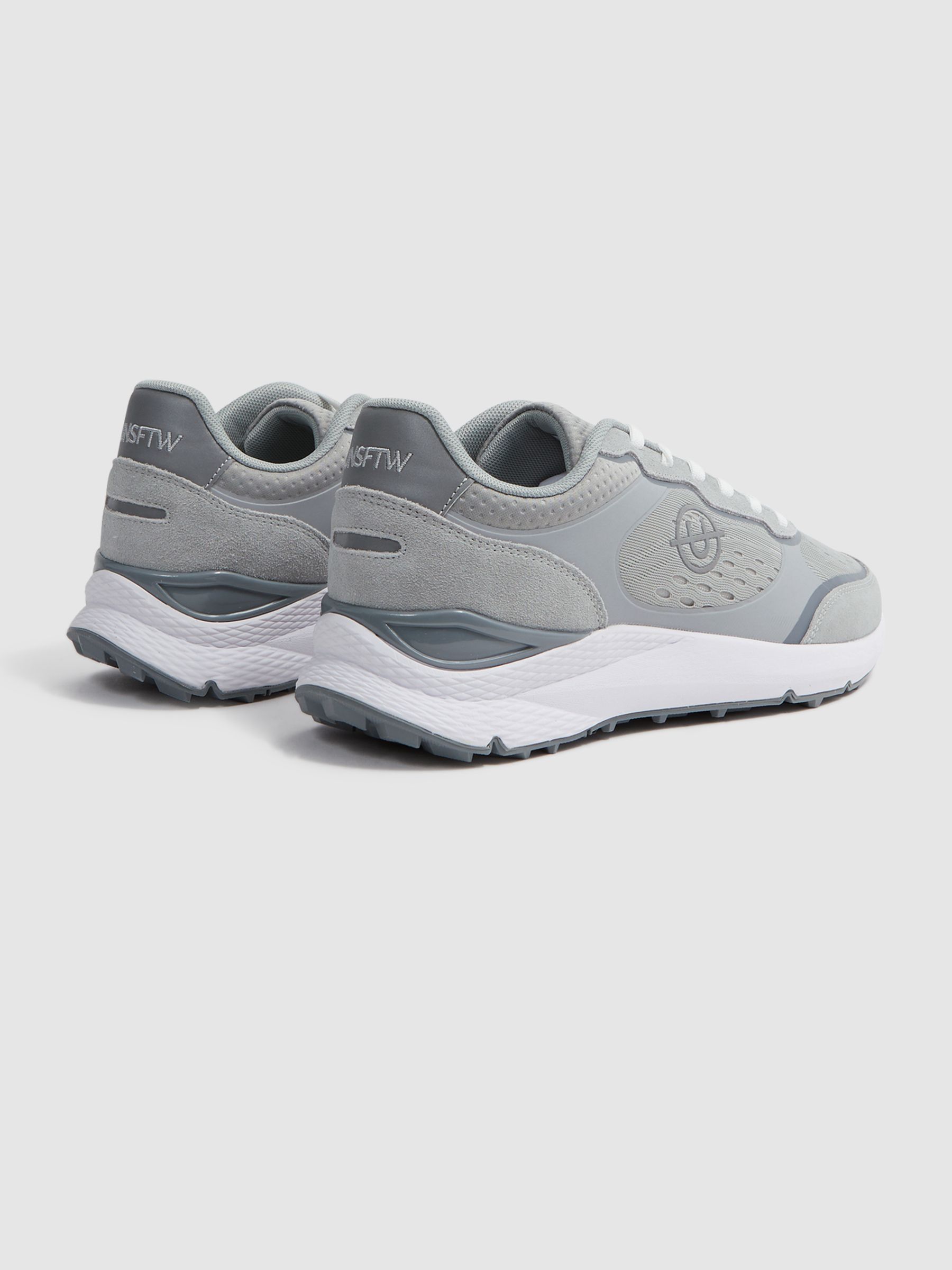 Unseen Spartan Tech Trainers in White/Grey - Image 5 of 6